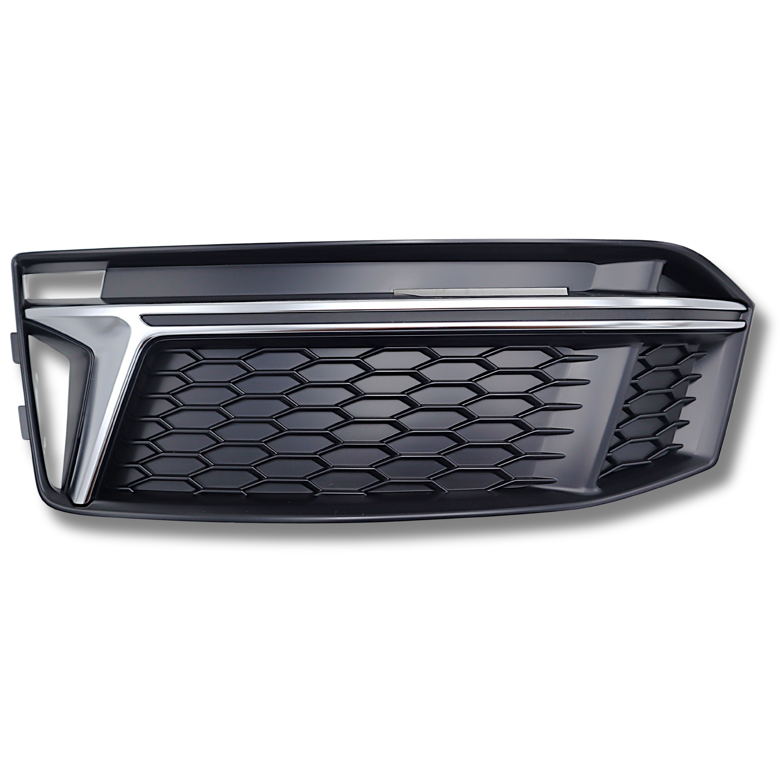 Original Audi A4 Luftführungsgitter links dark chrom matt/aluminium