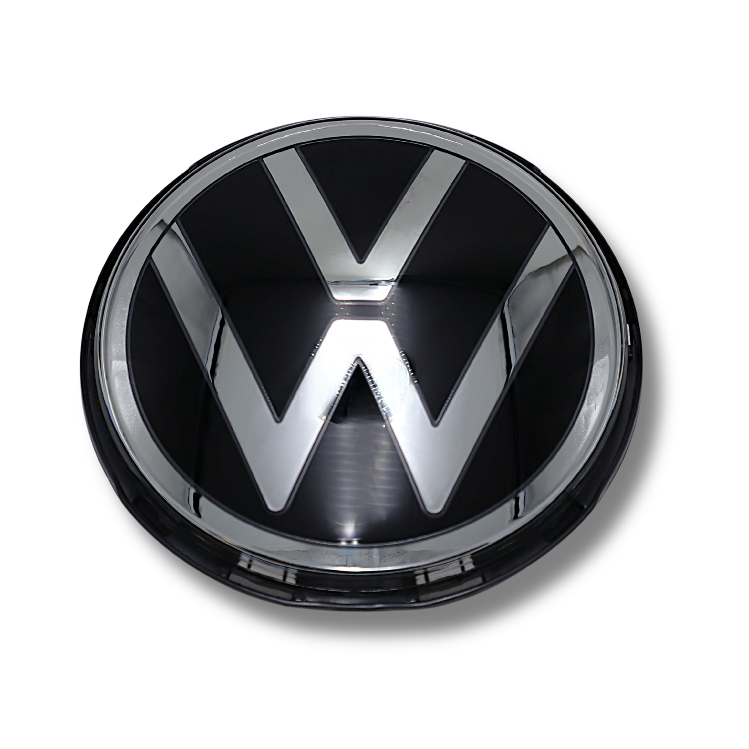 Original VW Emblem vorne, beleuchtet, schwarz/chromglanz – 5H0941600DPJ