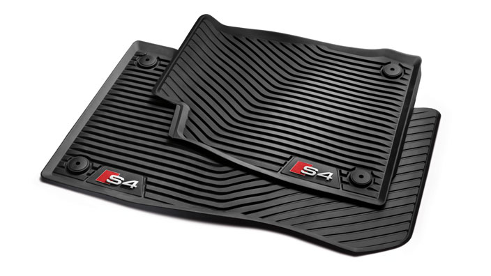 Original Audi S4 Gummifußmatten Allwettermatten vorne