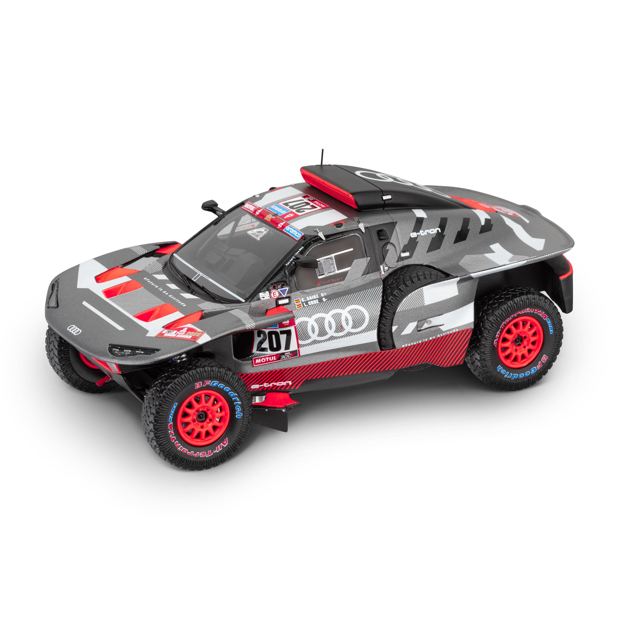 Original Audi RS Q e-tron, Dakar 23, Sainz/Cruz, 1:43