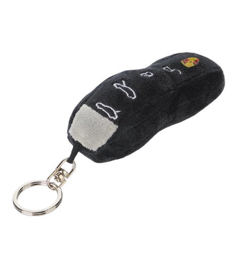 Original Porsche Schlüsselanhänger Plüsch Autoschlüssel, schwarz - WAP0500340TKPK