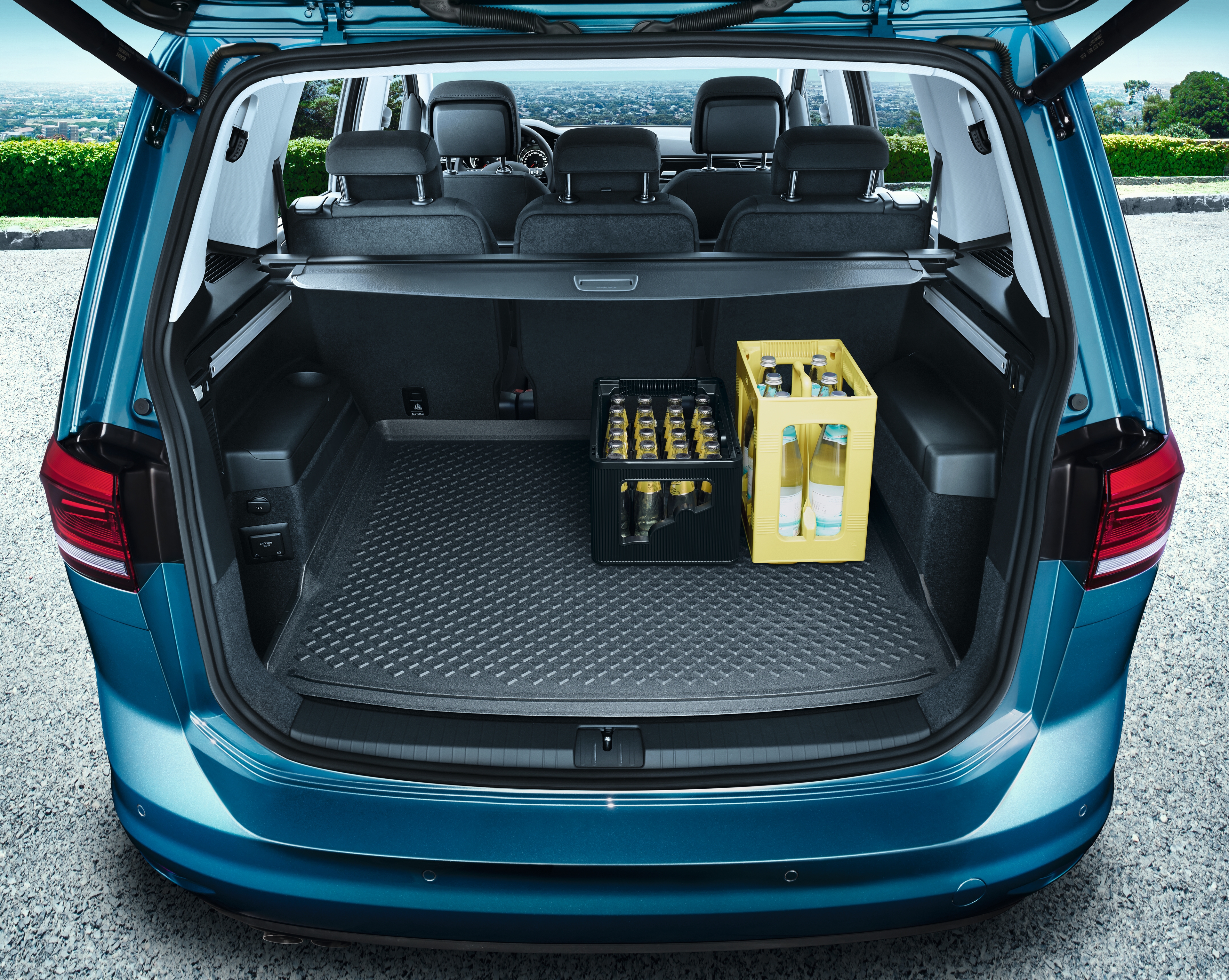 Original VW Touran Gepäckraumeinlage Kofferraumeinlage für 5-Sitzer und 7-Sitzer