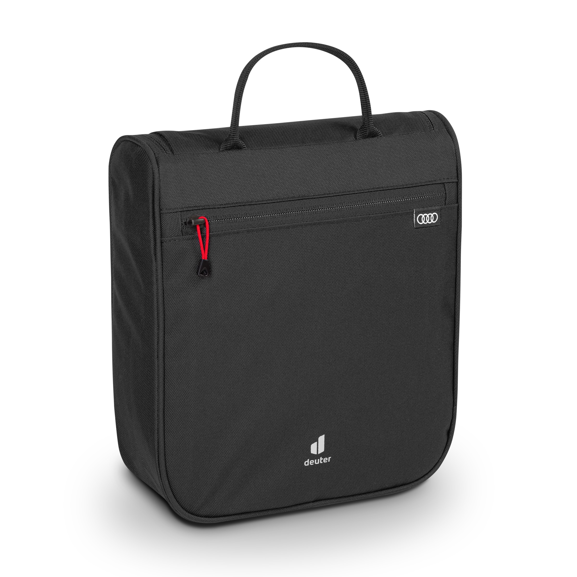 Original Audi Sport Washcenter, schwarz, Kulturtasche, Kulturbeutel, Kosmetiktasche