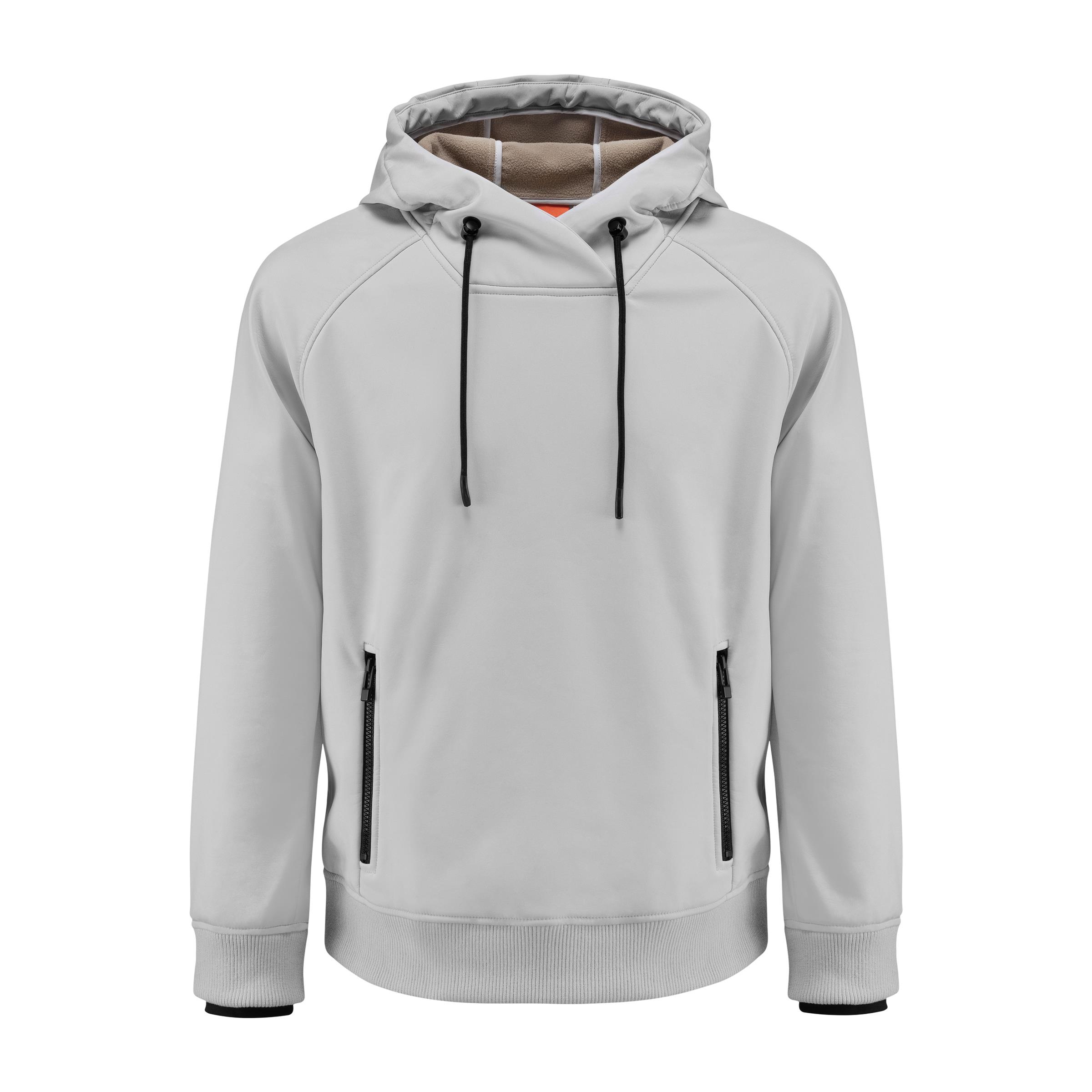 Original Audi Softshellhoodie, Unisex, hellgrau Pullover Hoodie Kapuzenpullover