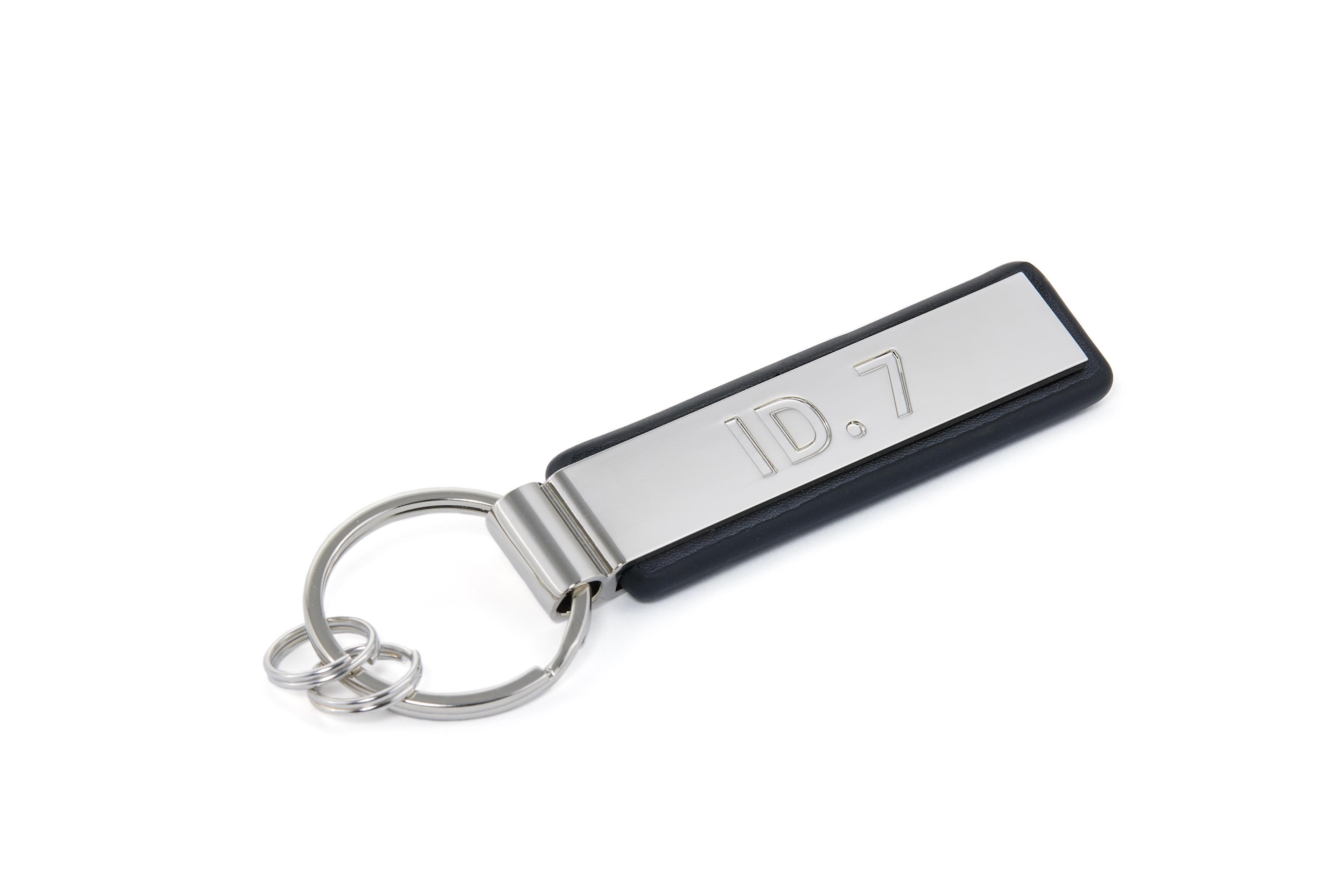Original VW ID.7 Schlüsselanhänger Keyring Anhänger Metall silber