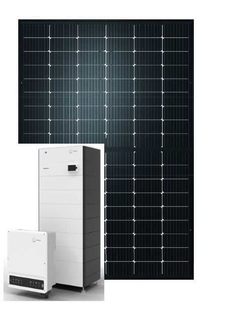 Photovoltaik-Paket 14,8 kWp Glas-Glas + 8,8 kWh Fenecon Batteriespeicher