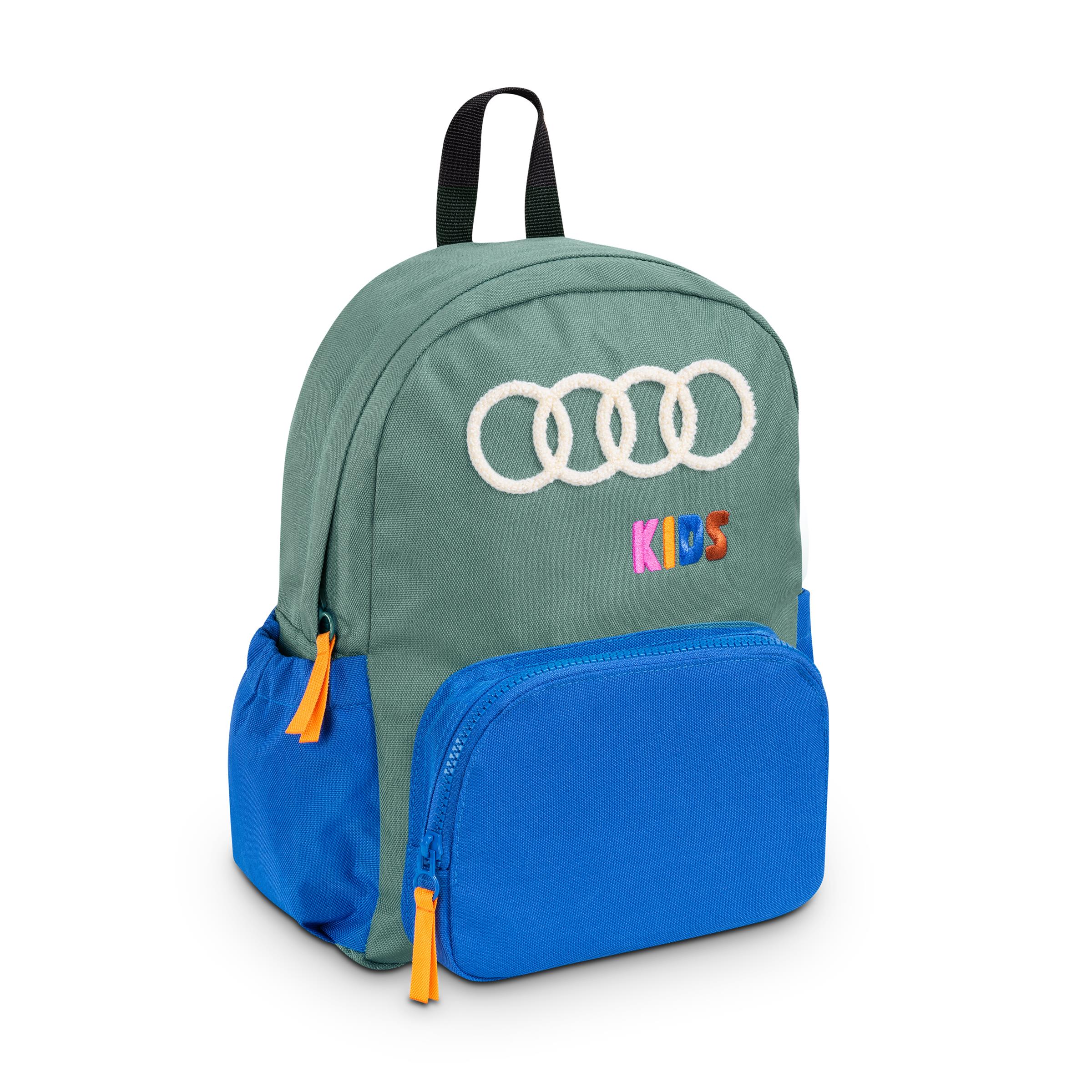 Original Audi Rucksack, Kleinkinder, blau-grün