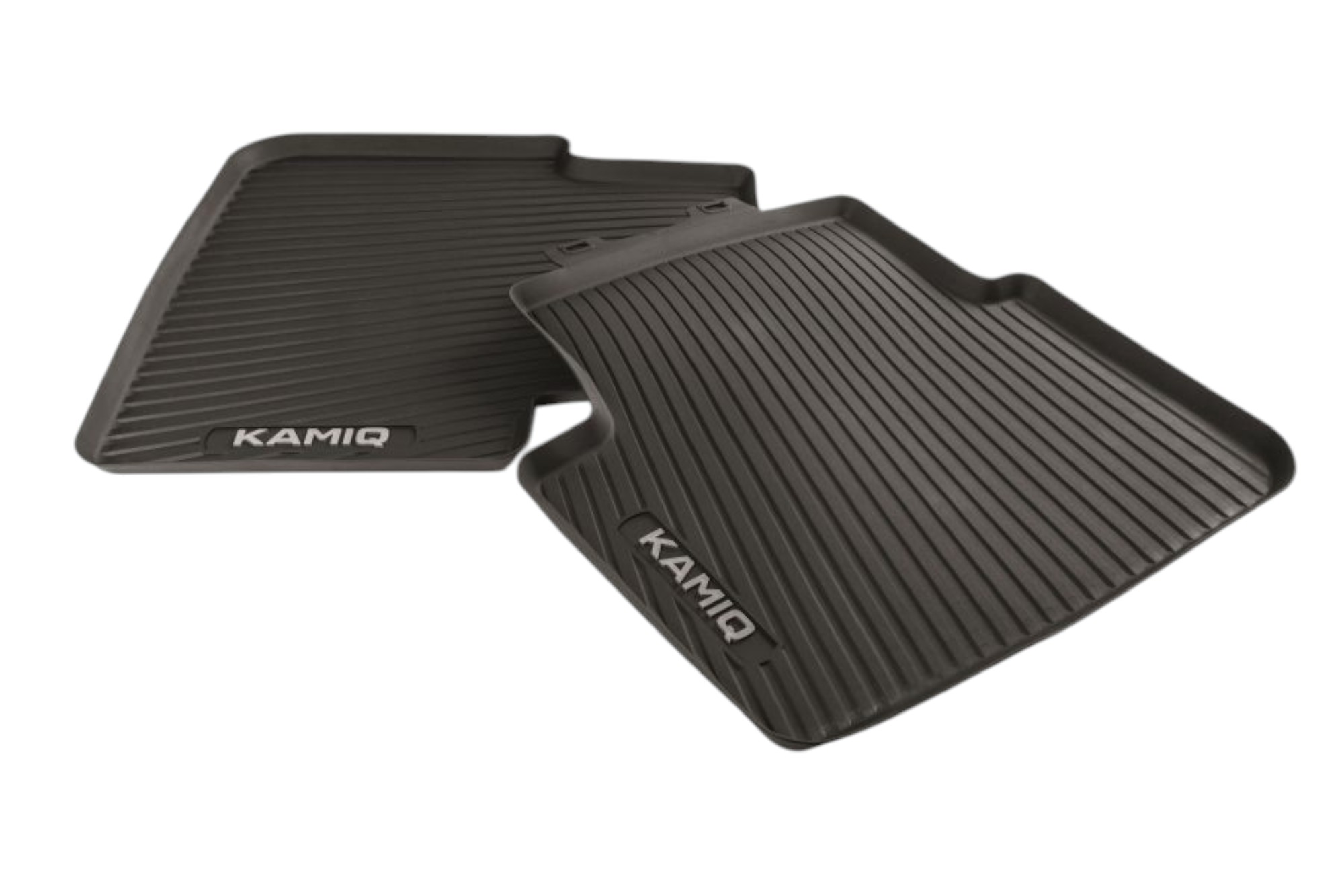 Original Skoda Scala/Kamiq Allwetterfußmatten Gummifußmatte hinten schwarz