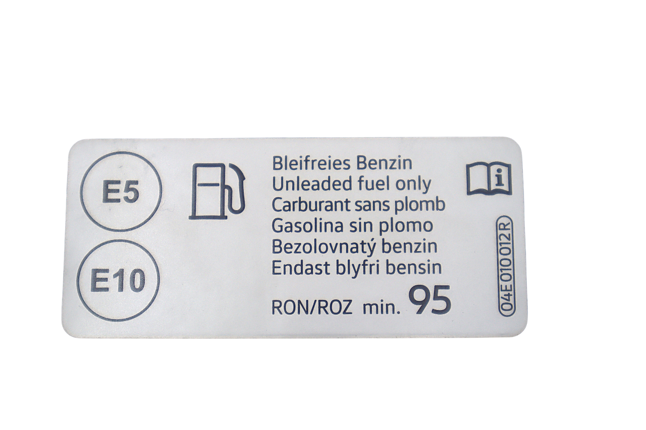 Original VW SEAT Skoda Kennschild für Kraftstoffeinfüllung