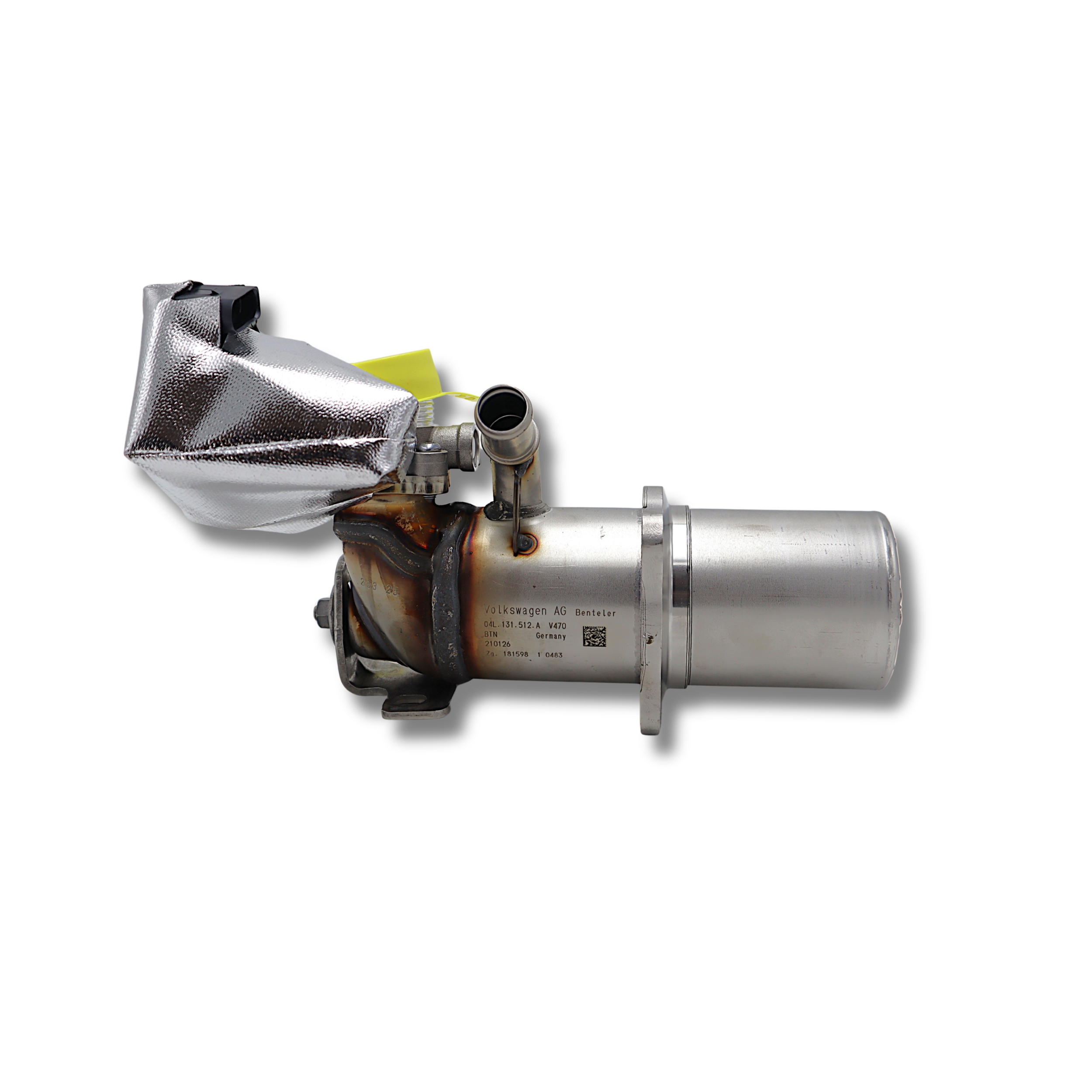 Original Audi Kühler für Abgasrückführung mit Regelklappe - 04L131512A