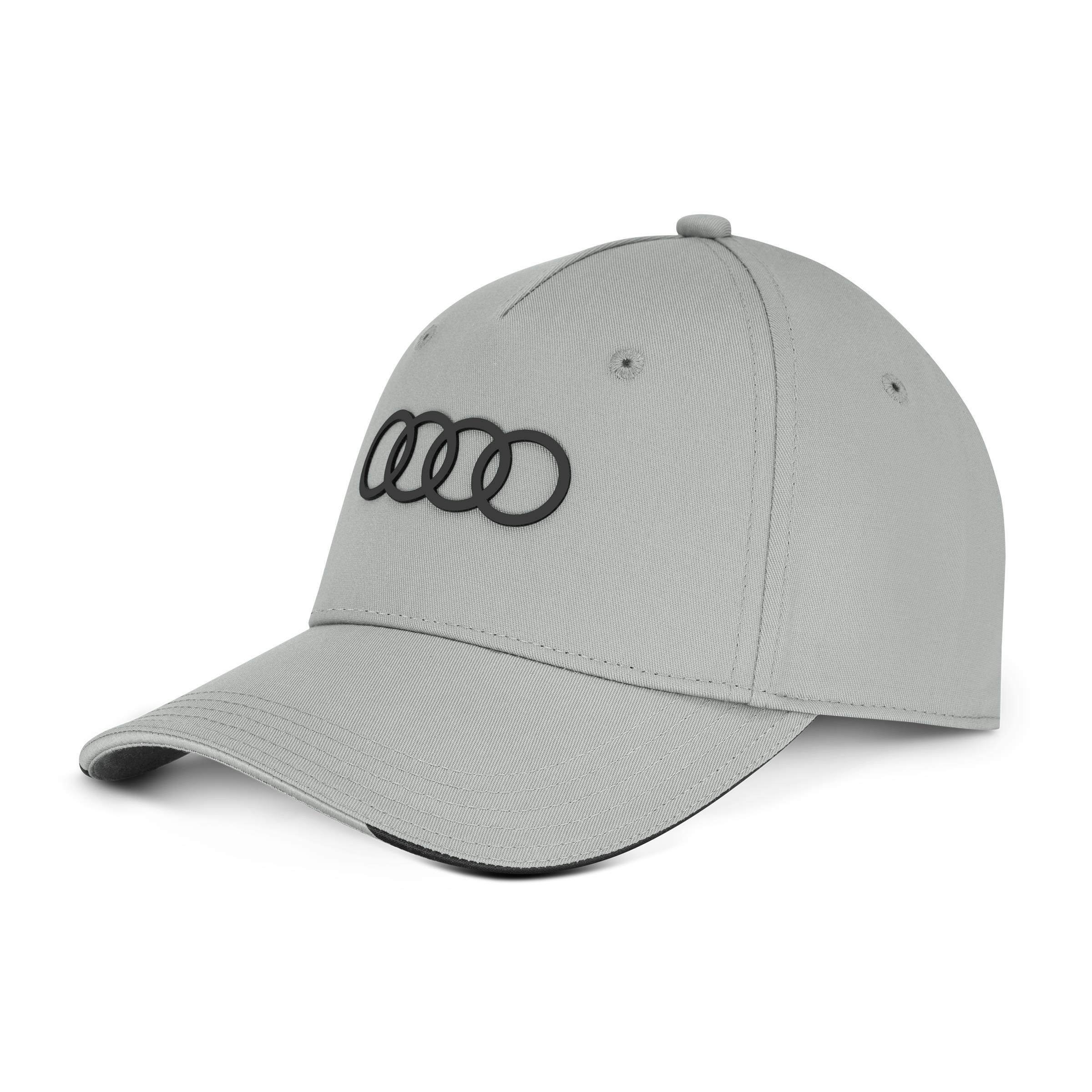 Original Audi Cap Baseballkappe Baseballcap Basecap Mütze grau