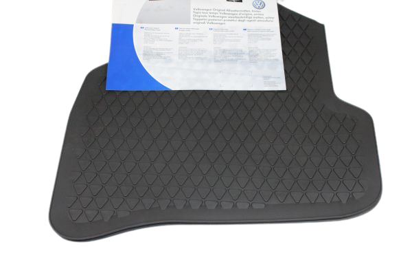 Original VW Golf Allwettermatten Gummimatten Gummifußmatten hinten