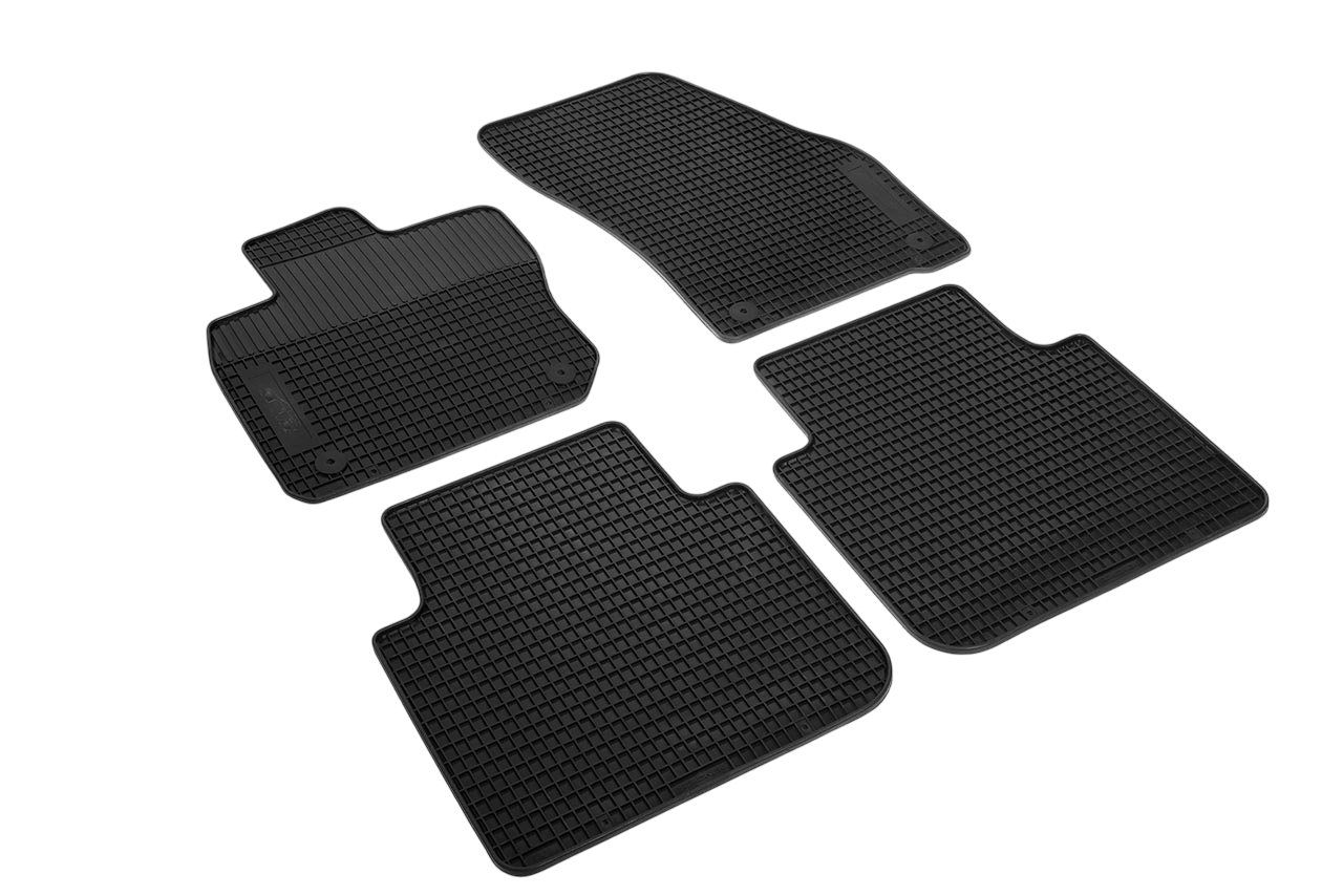 Original VW Tayron Satz Allwetterfußmatten Set Gummimatten vorne & hinten mit Druckknopf-Befestigung