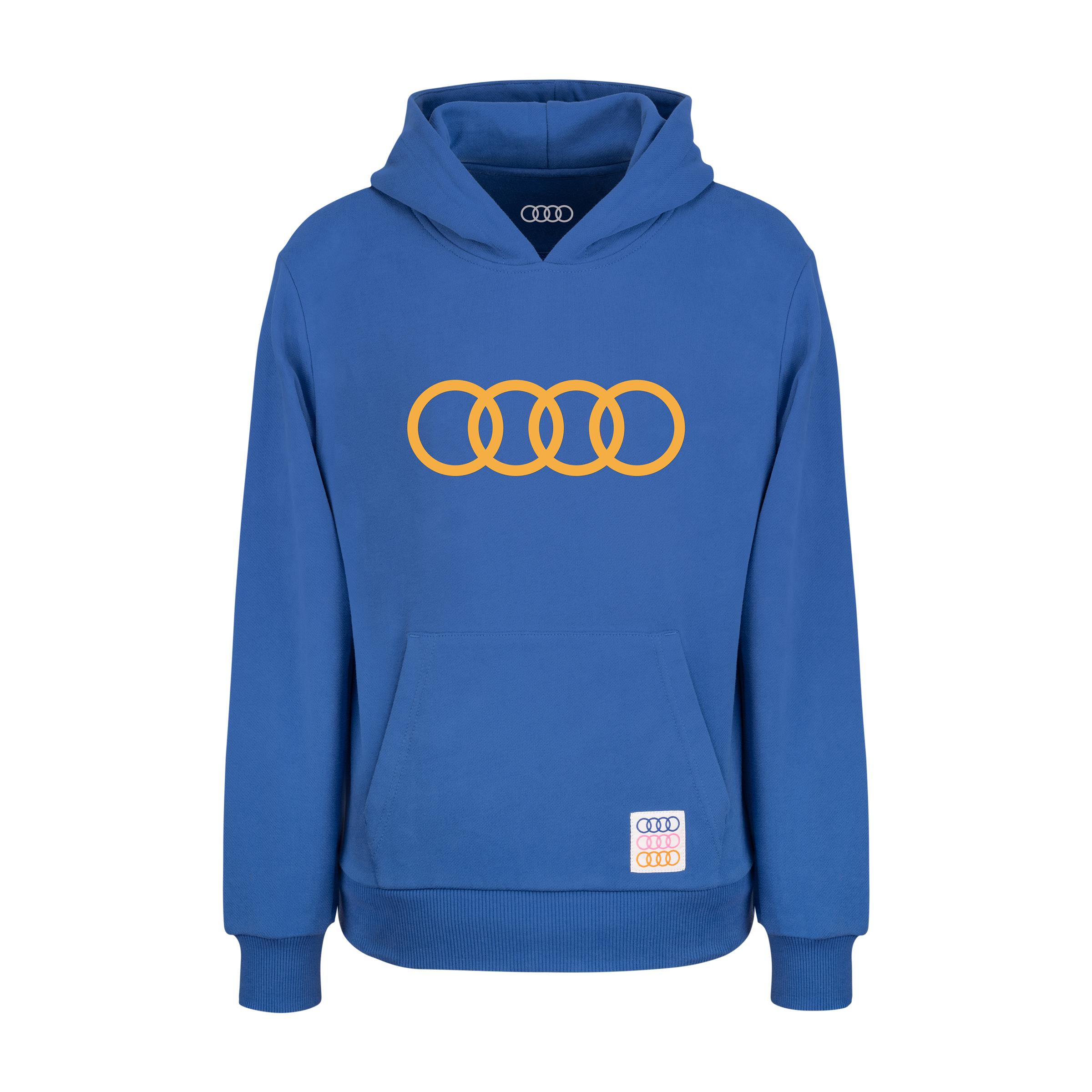Original Audi Hoodie, Kinder, blau