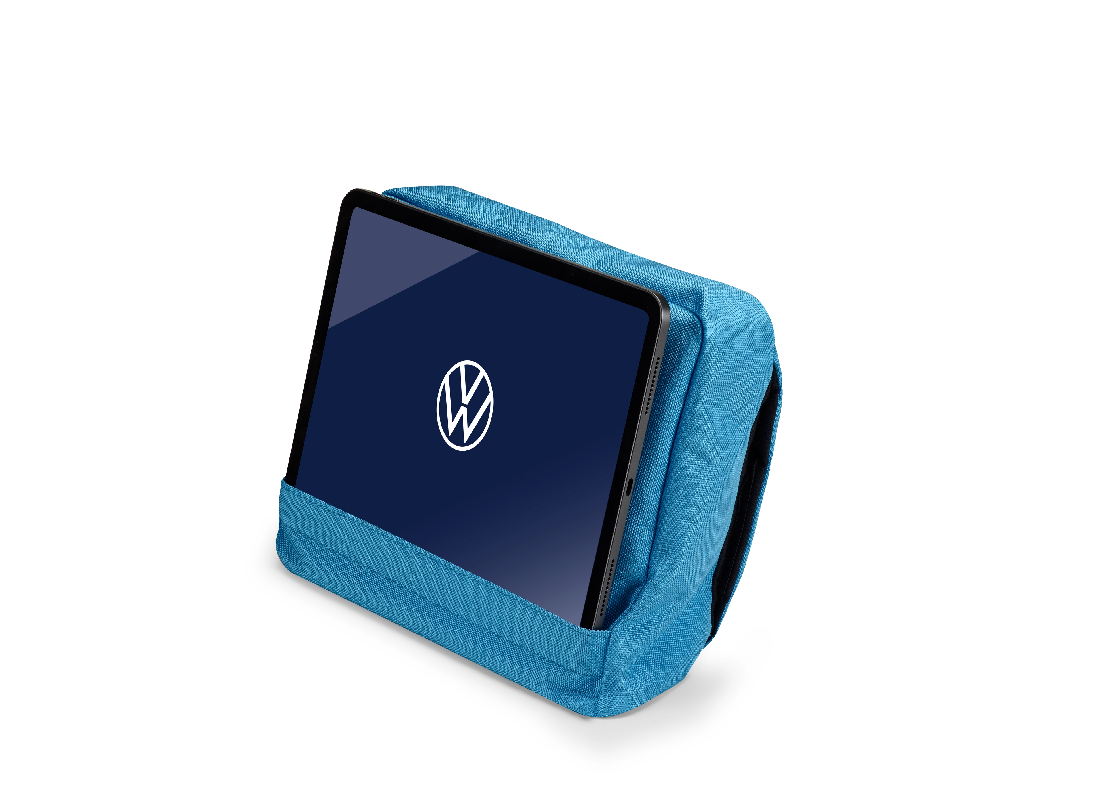 Original Volkswagen Bulli T1 Tablet Kissen Tasche Blau