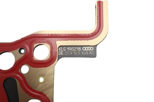 Original Audi A6 A7 Q5 Zylinderkopfdichtung 1,63mm Zylinder 1-3 2 Löcher