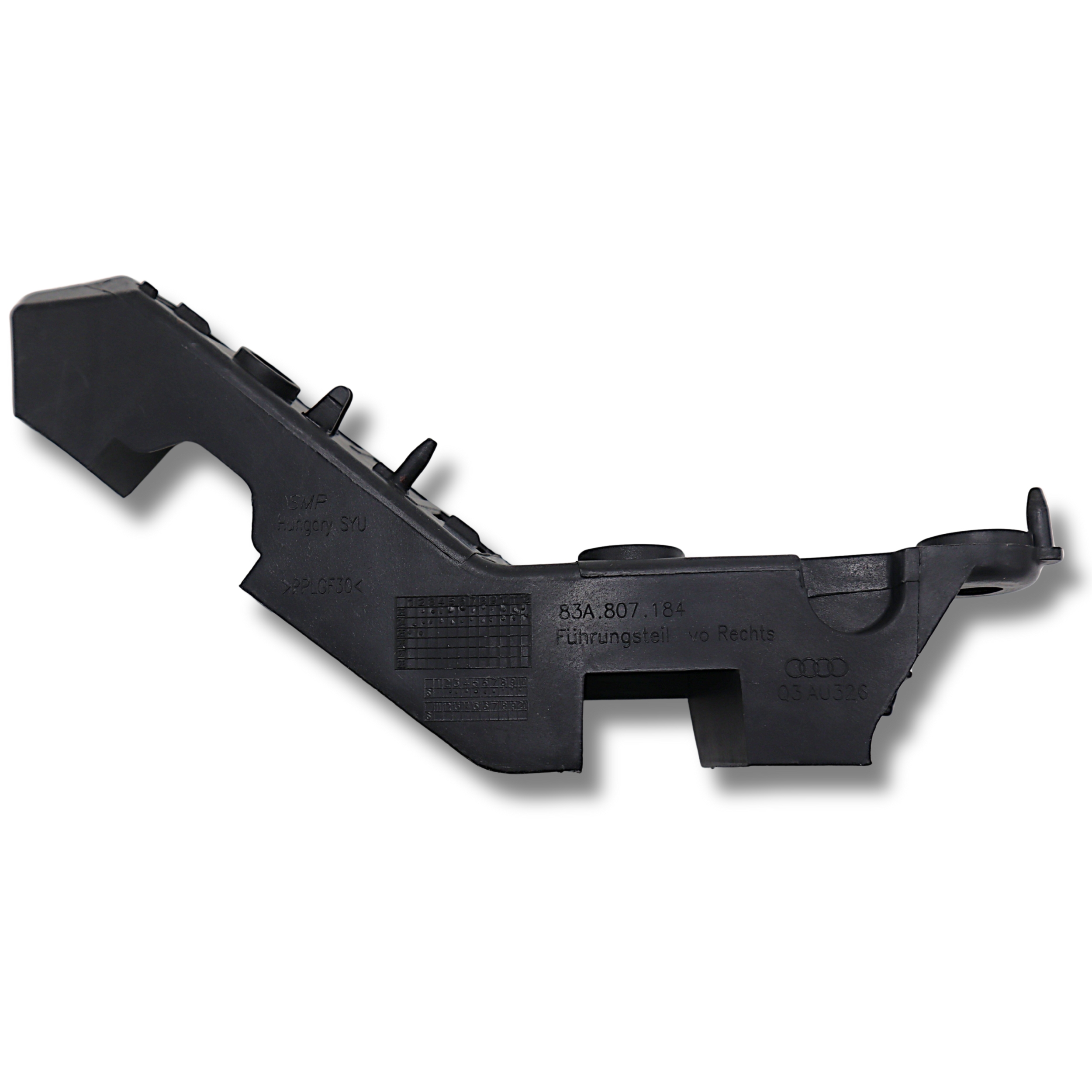 Original Audi Q3 RSQ3 Führungsteil vorne rechts für Stossfängerträger