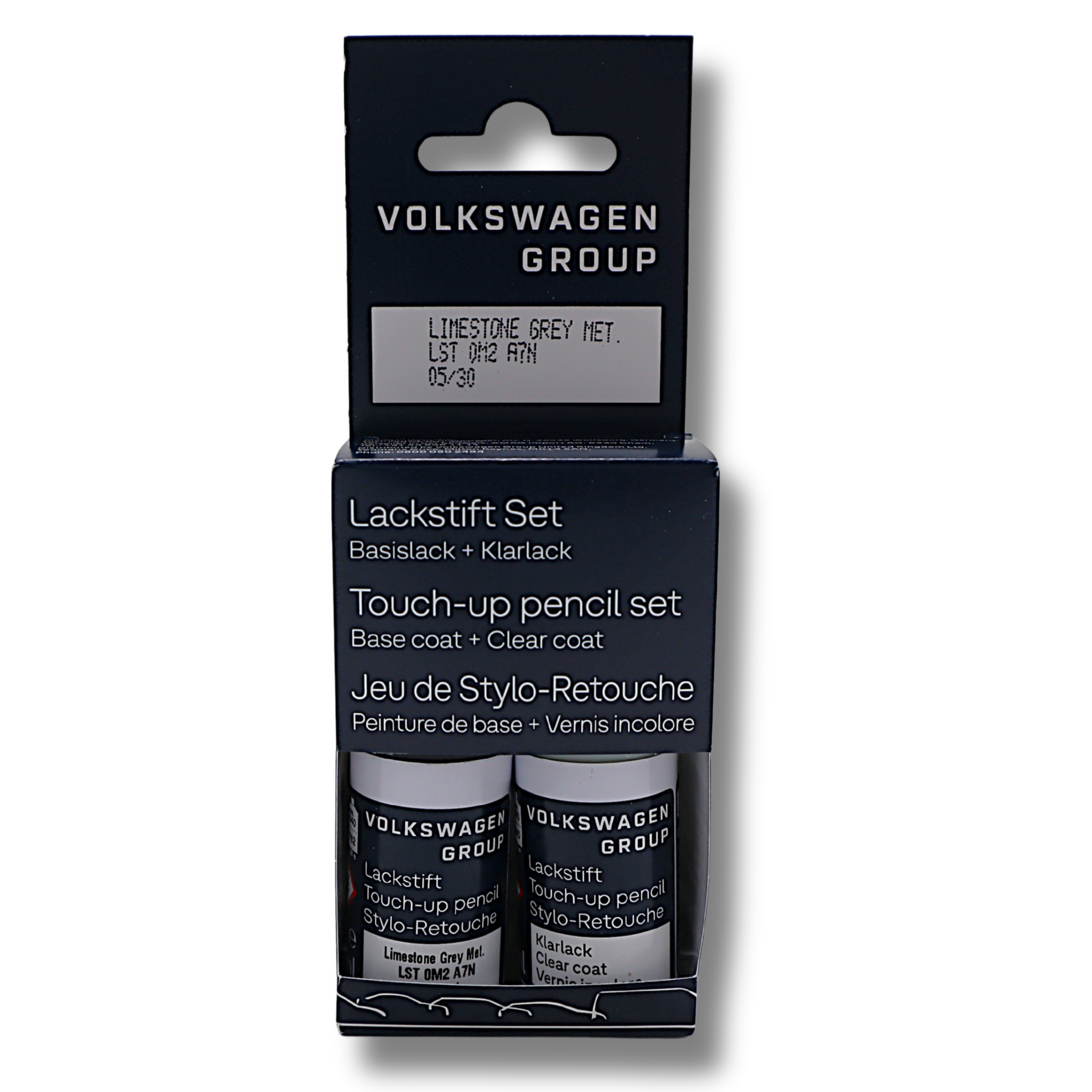 Original Audi VW SEAT Skoda Lackstiftset LA7N limestone grey-metallic - LST0M2A7N