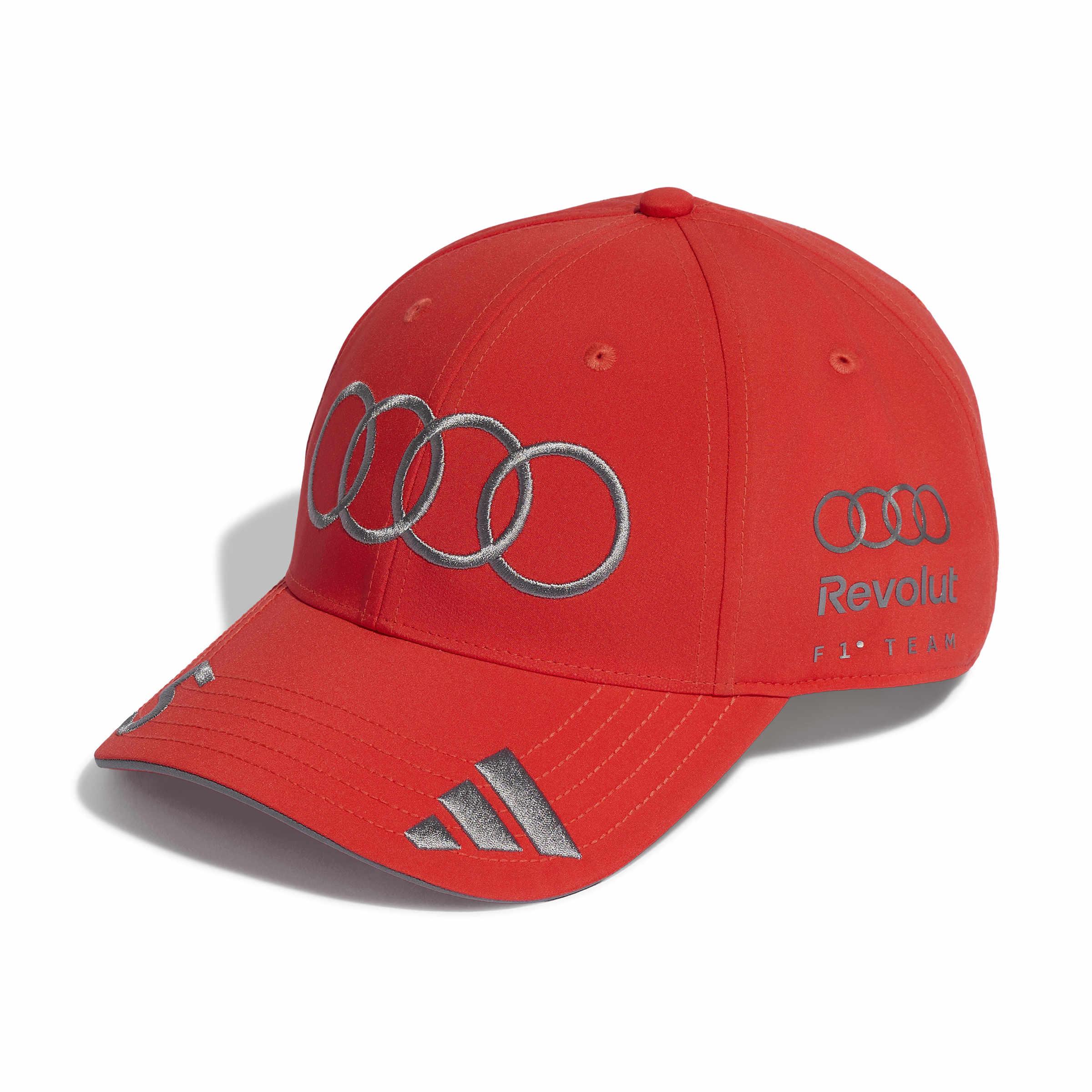Original Audi Formel 1 Fan Cap Bortoleto rot, 313260170-Konfig
