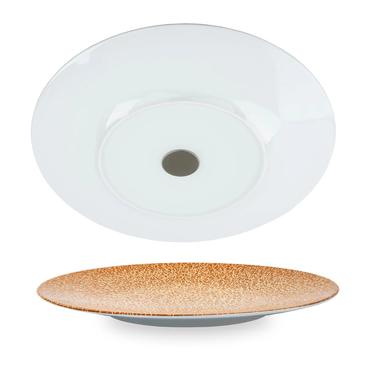 Silwy Magnet-Speiseteller APRICOT 28cm