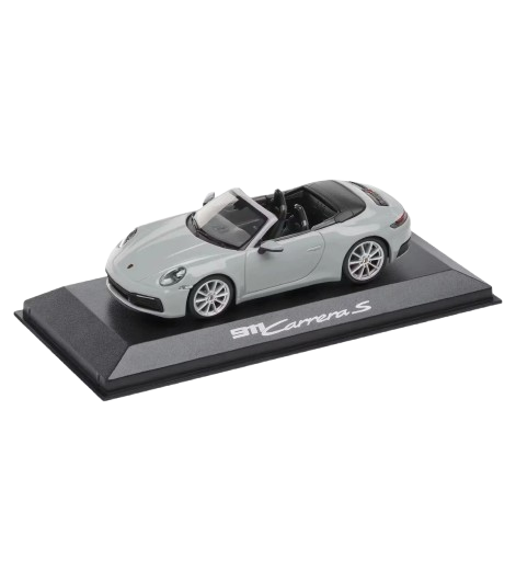 Original Porsche 911 Carrera S Cabriolet Modellauto 1:43, silber - WAP0200310PCSC