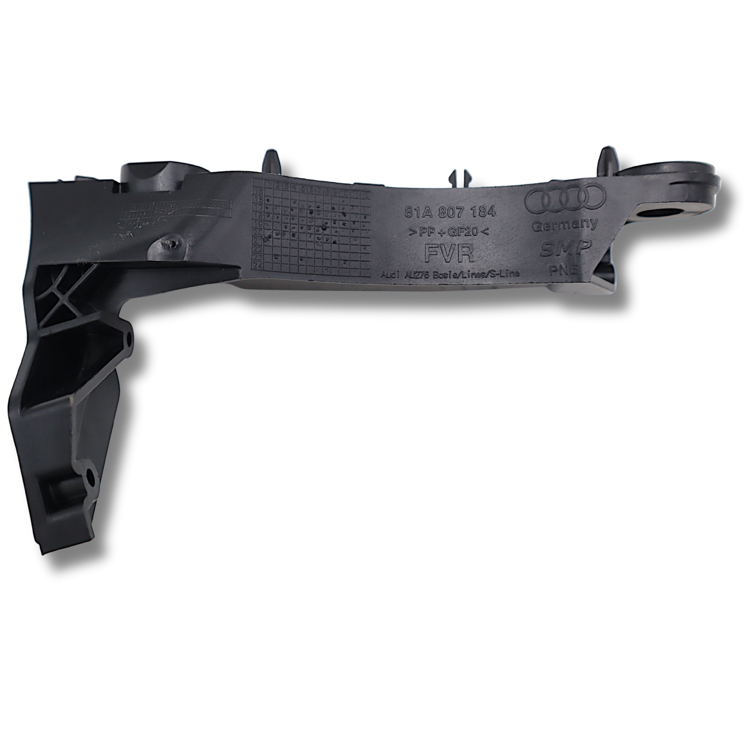 Original Audi Q2 Führungsteil vorne rechts für Stossfängerträger