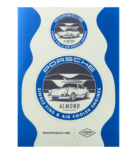 Original Porsche x Mandel Ltd. Sticker Set, mehrarbig - WAP0508030SALM
