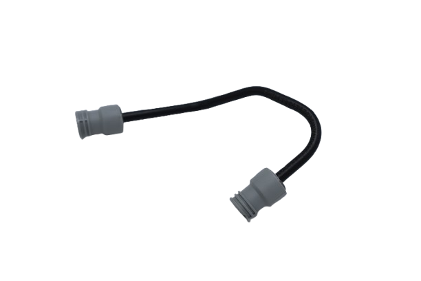 Original VW Caddy Bremsrohr vom Bremsschlauch zum Bremssattelgehäuse links hinten