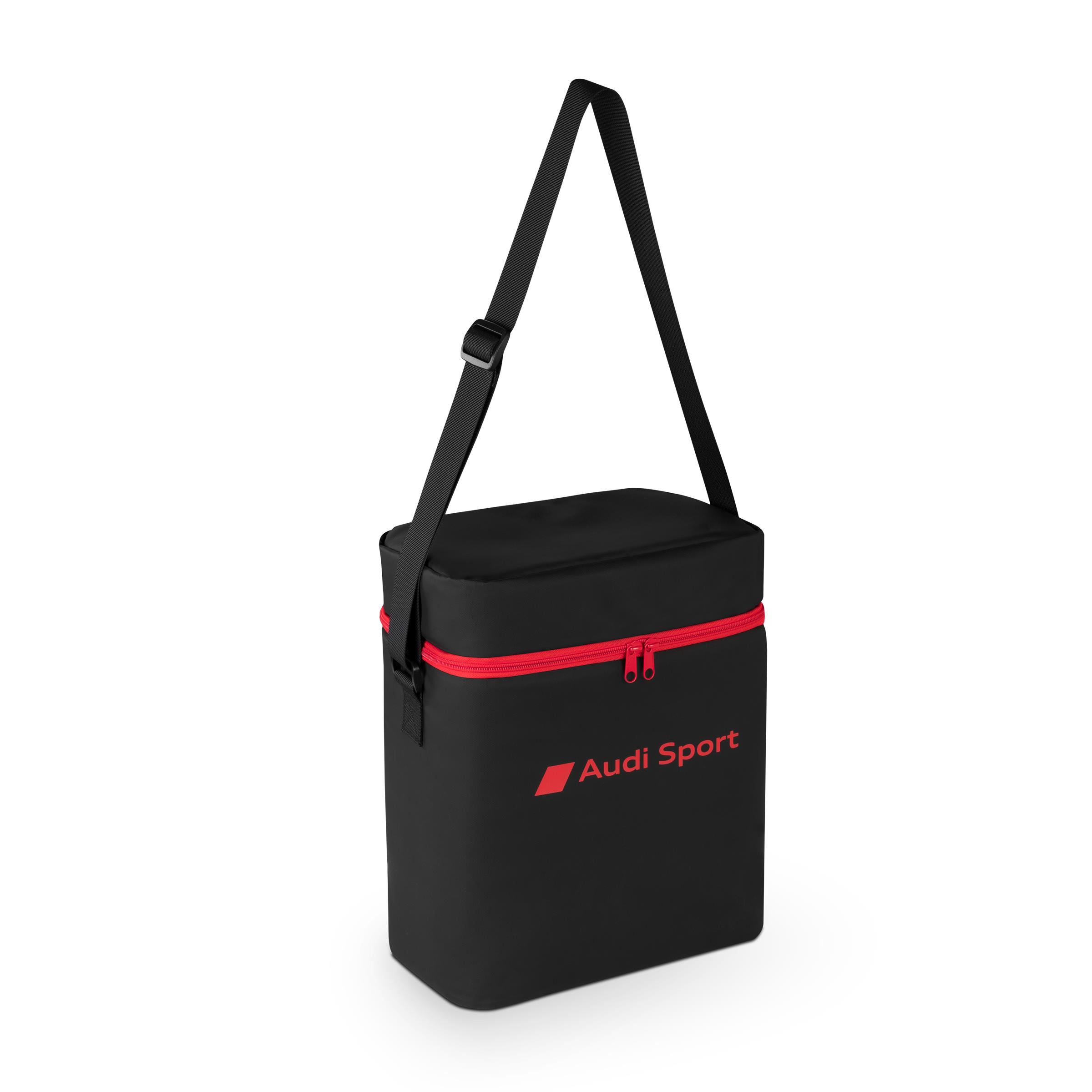 Original Audi Sport Kühltasche, schwarz/rot