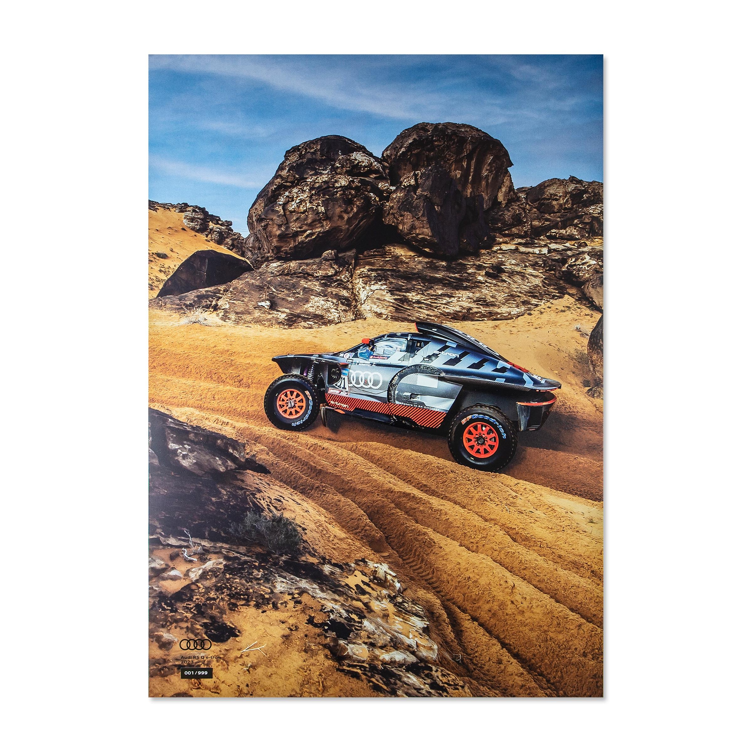 Original Audi Sport Poster-Set RS Q e-tron, 2023, Ltd Edit.