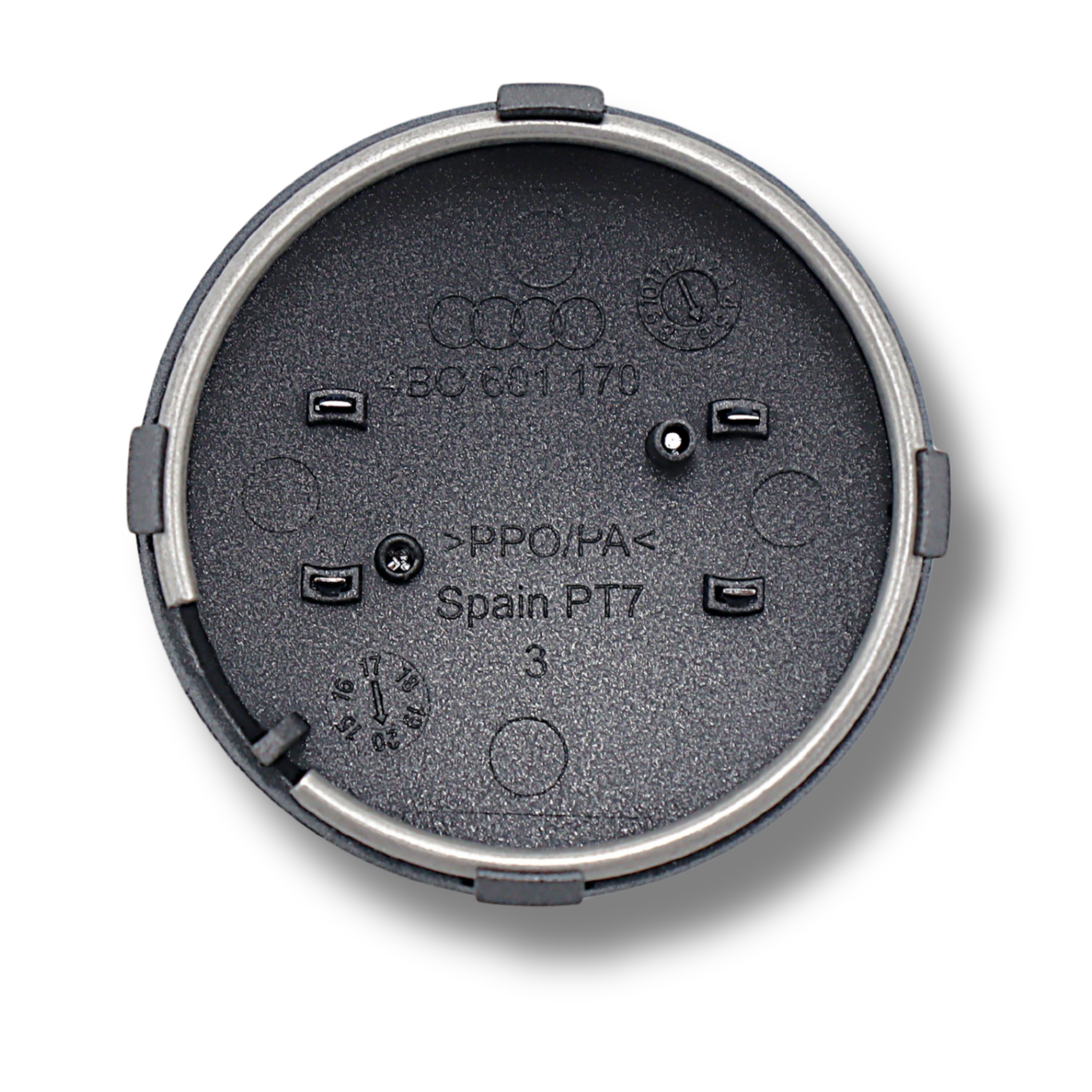 Original Audi A1 A2 A3 A4 A6 A8 Q3 TT Radzierkappe Nabenkappe Felgendeckel 4B0601170  7ZJ