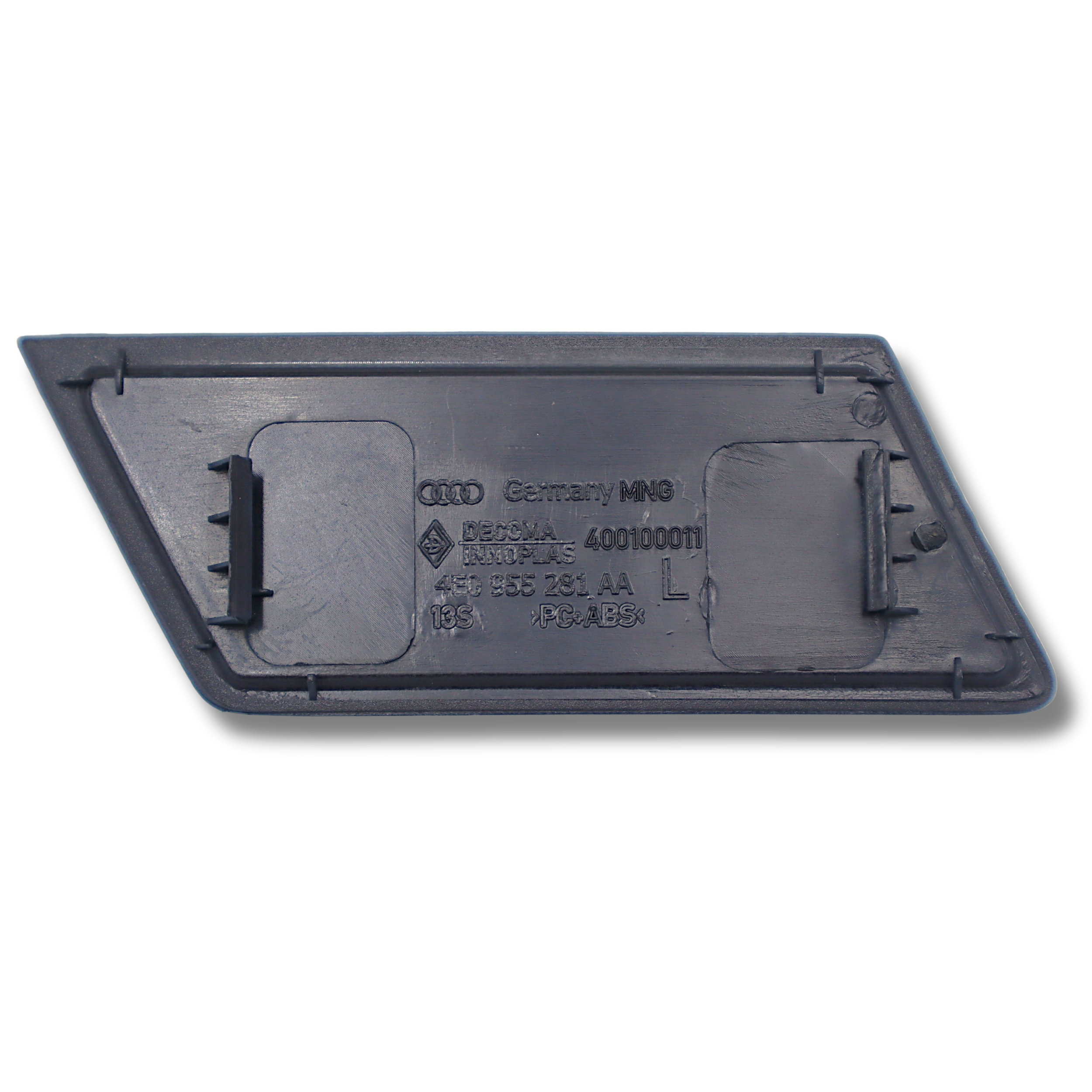 Original Audi A8 Abdeckkappe Scheinwerferwaschanlage Kappe grundiert vorne links