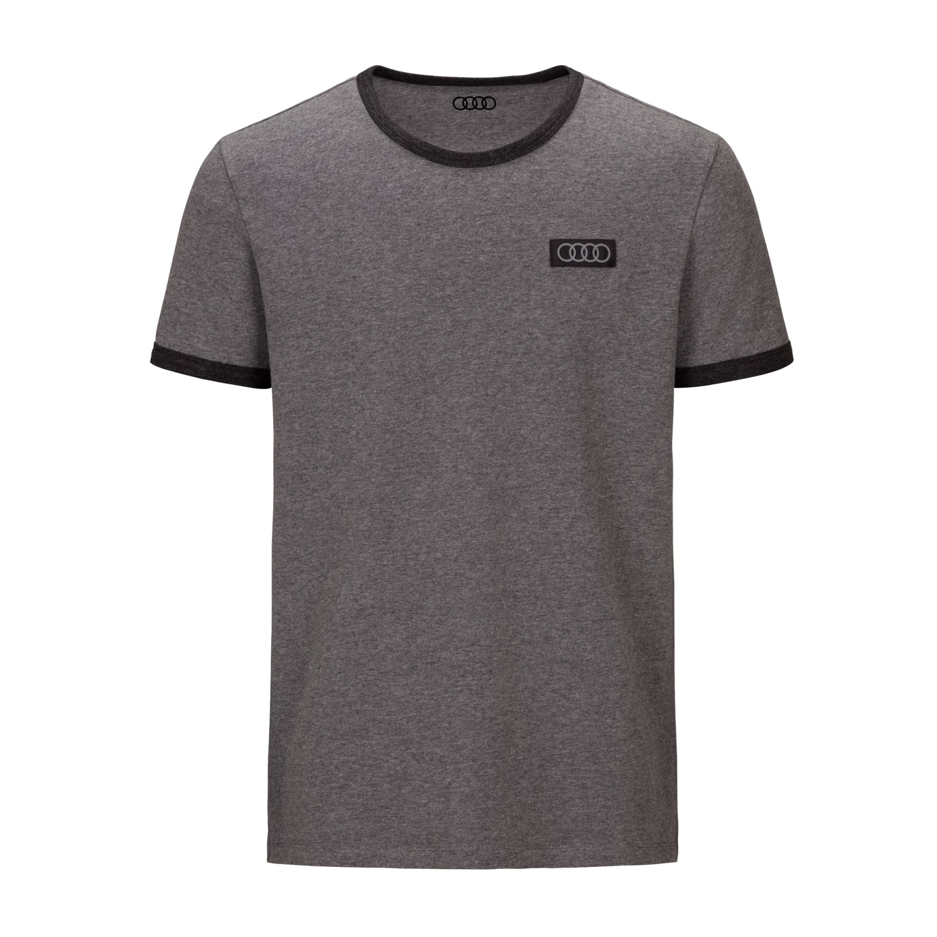 Original Audi T-Shirt Ringe, Herren, grau T Shirt