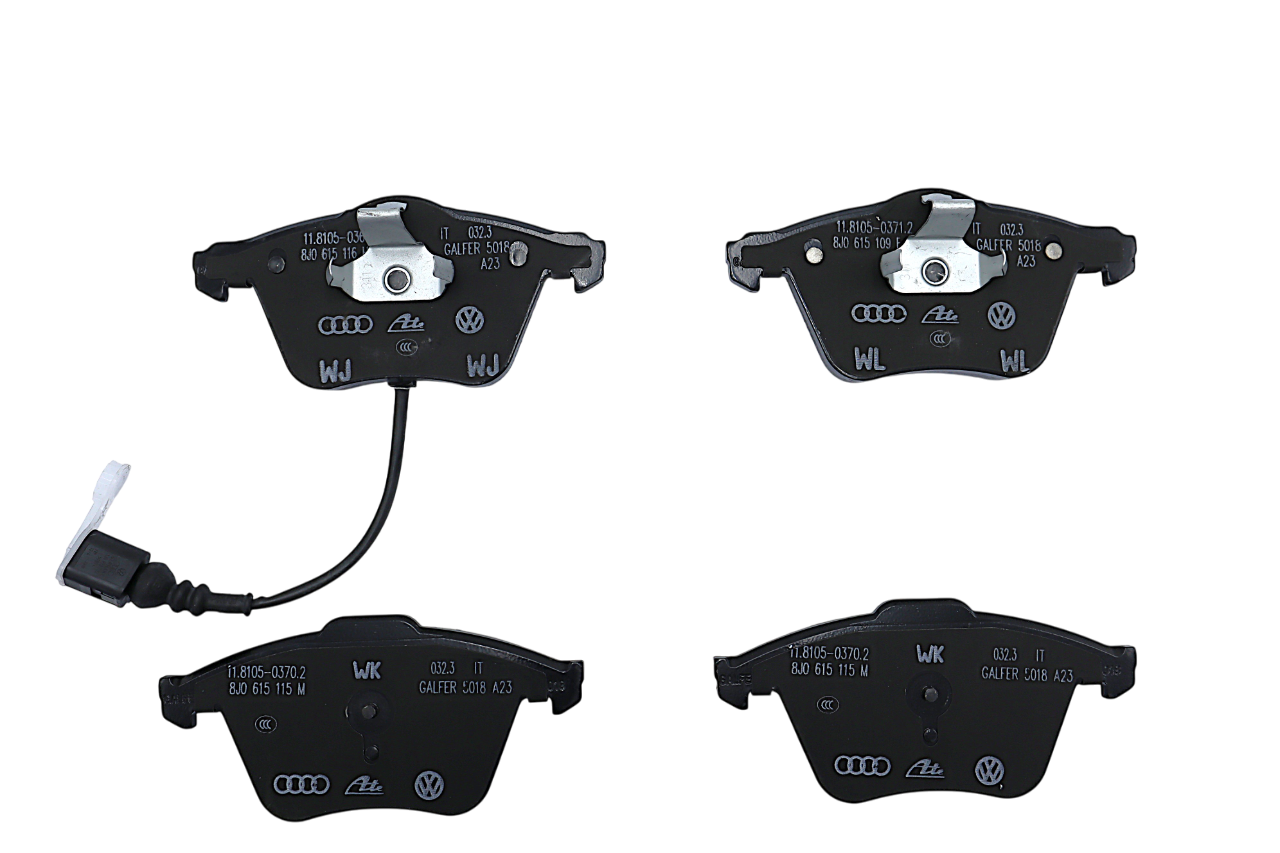 Original Audi TT Seat Leon Bremsbeläge vorne 340x30mm