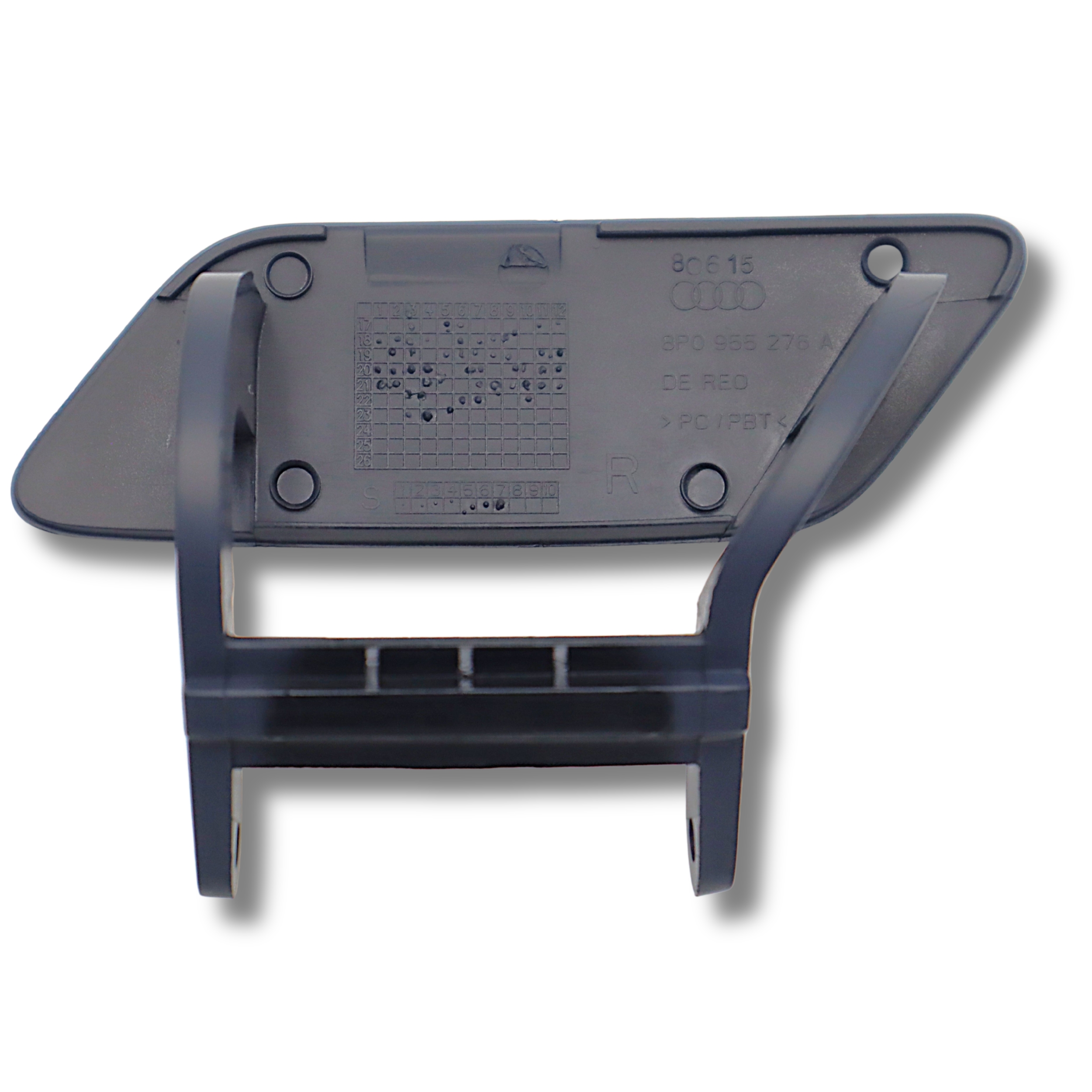 Original Audi A3, A3 Cabrio Abdeckkappe Scheinwerferwaschanlage Stossfänger Kappe vorne rechts grundiert