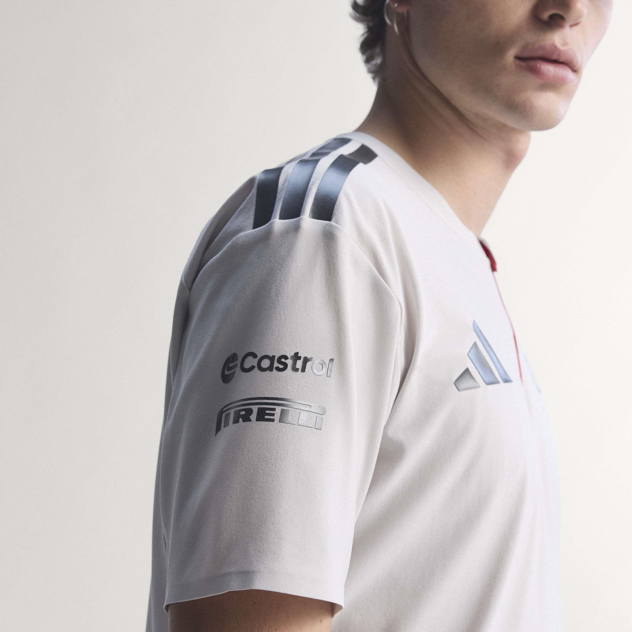 Original Audi Formel 1 Fan Polo kurzarm Herren, weiß - 313260250-Konfig