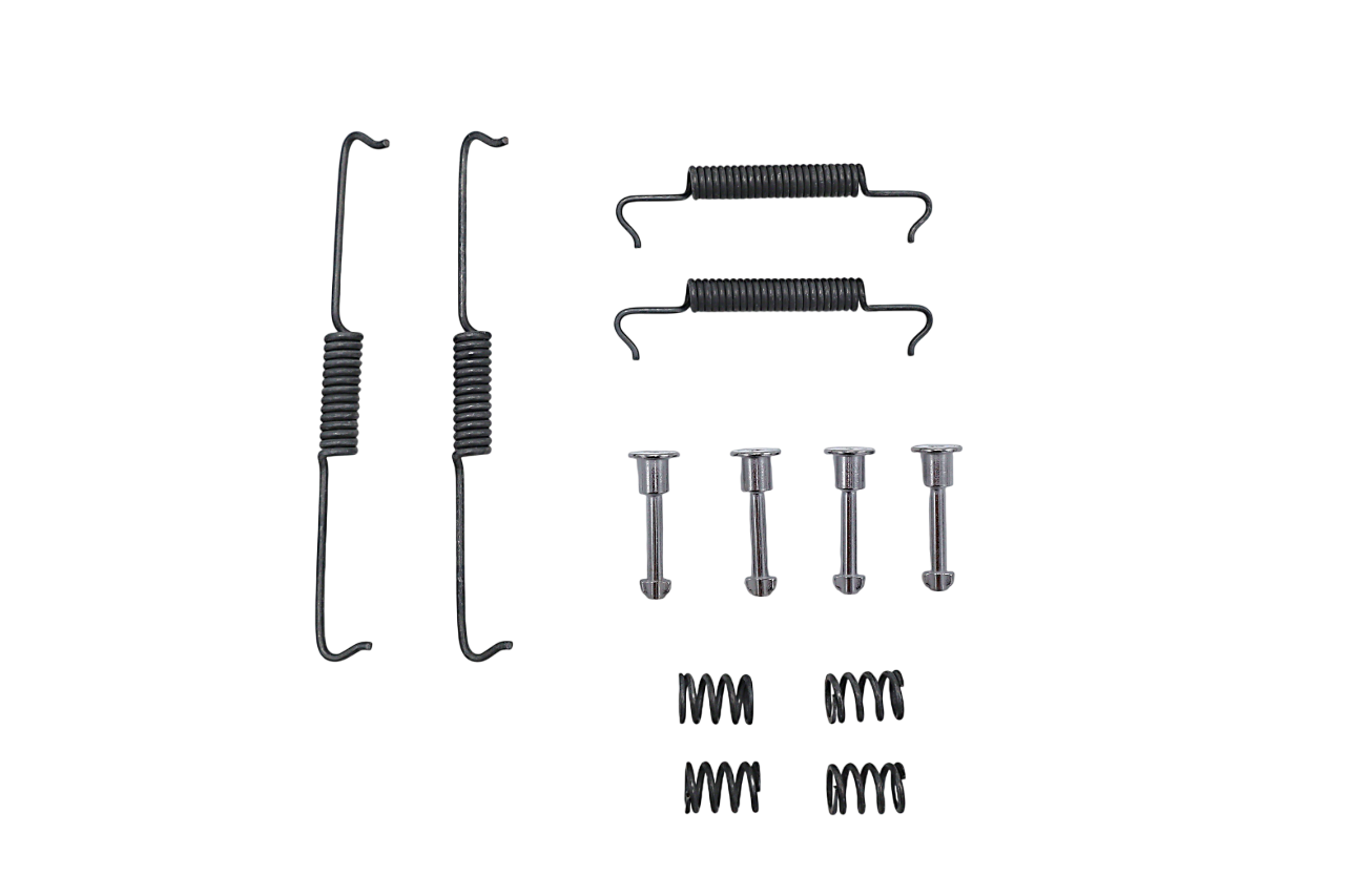 Original VW Touareg Satz Befestigungsteile für Bremsbacken hinten