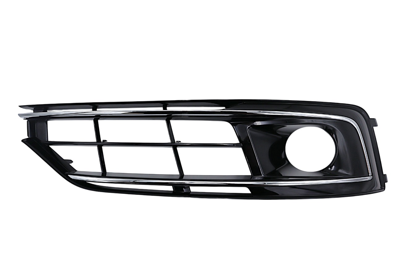 Original Audi A8 Luftführungsgitter Nebelscheinwerfergitter rechts schwarz-glänzend