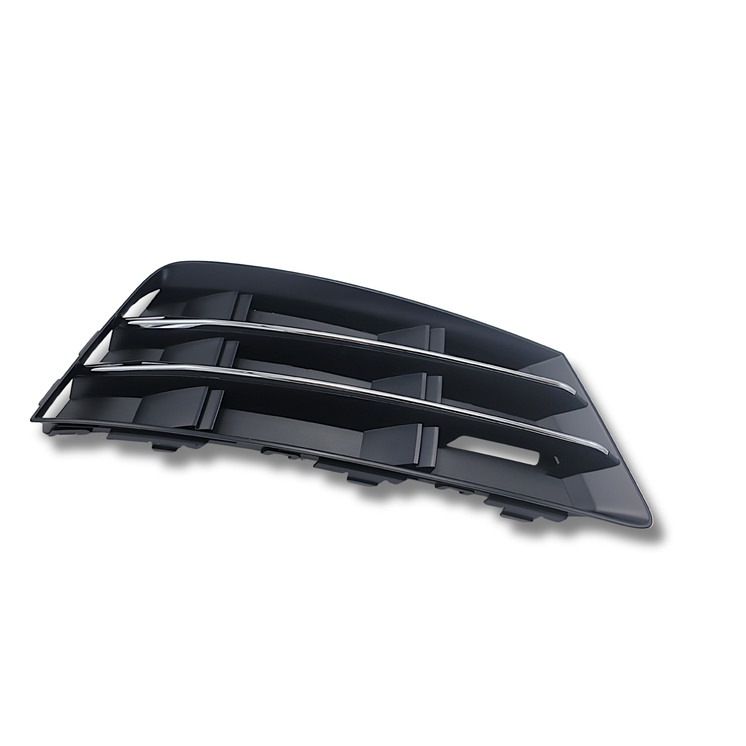 Original Audi A4 Luftführungsgitter rechts dark chrom matt / chrom