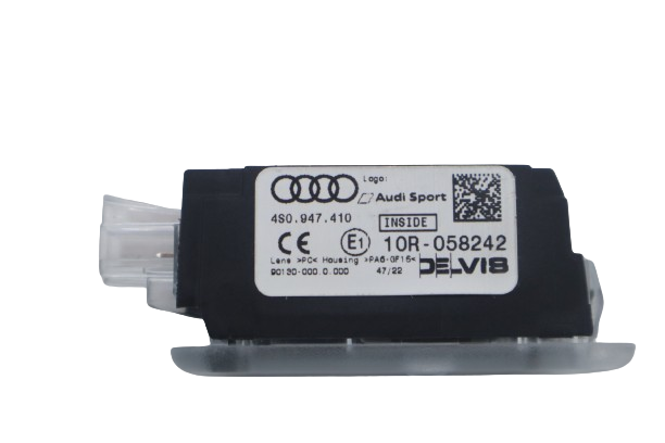 Original Audi R8 RS3 RS4 Einstiegsleuchte "Audi Sport" rechts