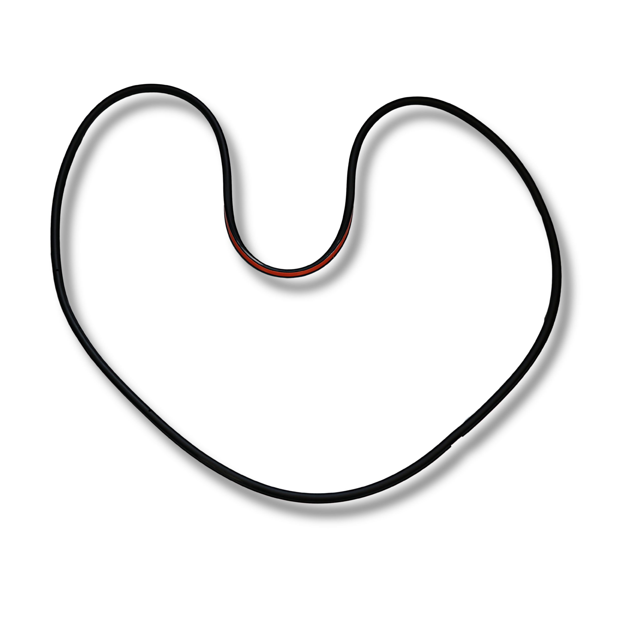 Original Volkswagen Touran Türdichtung vorne links außen, satinschwarz - 1T0837701C 9B9