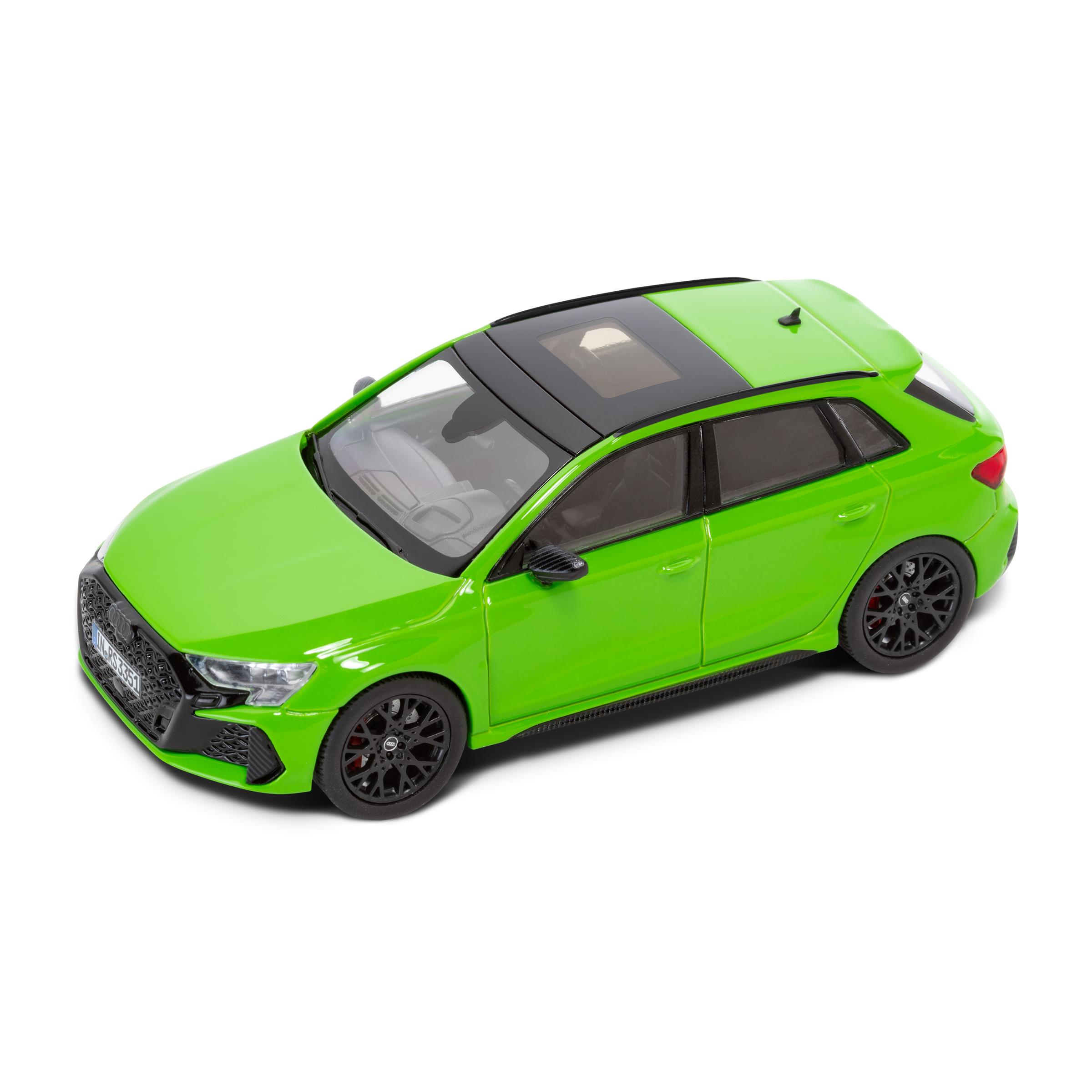 Original Audi RS 3 Sportback PA 1:43, Kyalamigrün Modellauto