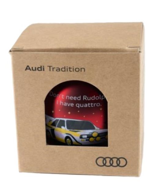 Christbaumkugel Audi quattro