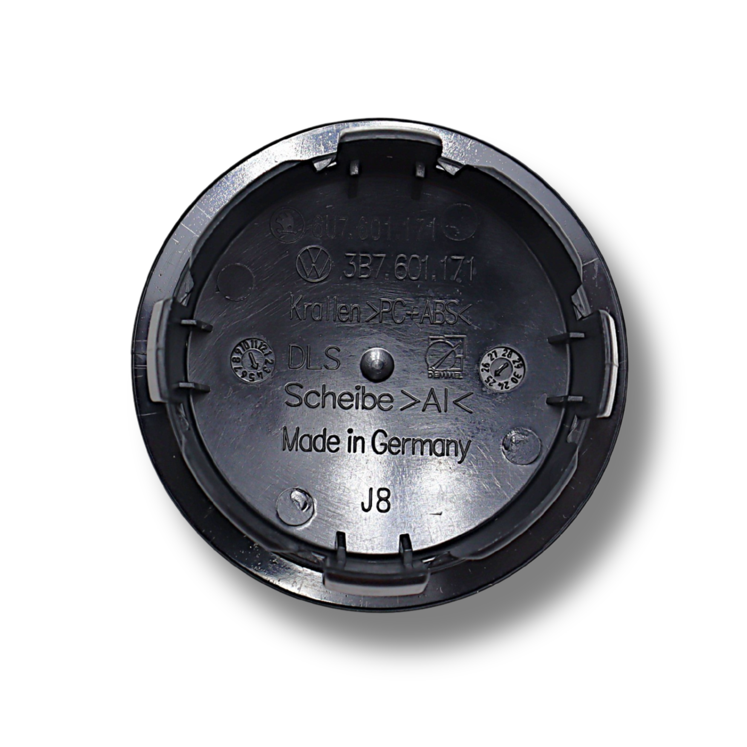 Original Volkswagen Golf Passat Scirocco Tiguan Touareg Radzierkappe Nabendeckel Nabenkappe für Alufelge 3B7601171  XRW