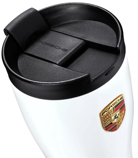 Original Porsche Thermobecher - GT1 Wappen Logo Emblem Becher