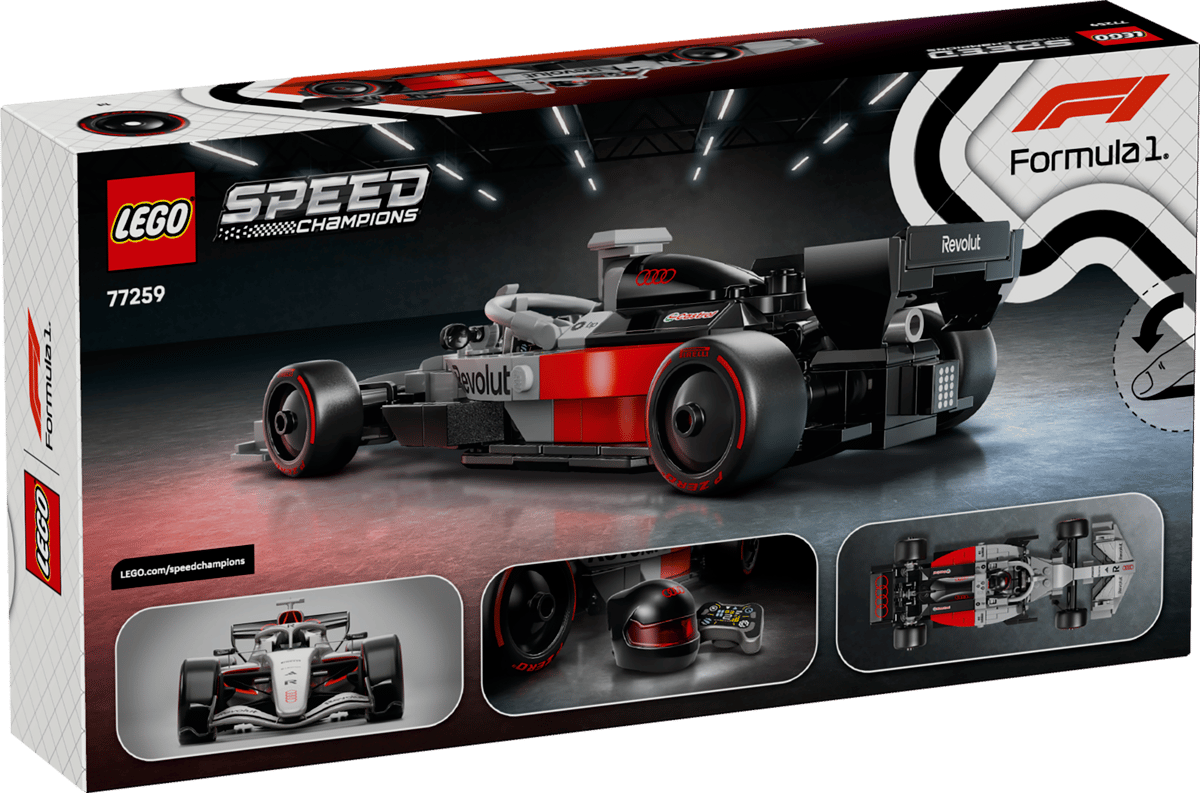 Original Lego Speed Champions Audi Revolut F1® R26, grau/rot/schwarz - 3202600010