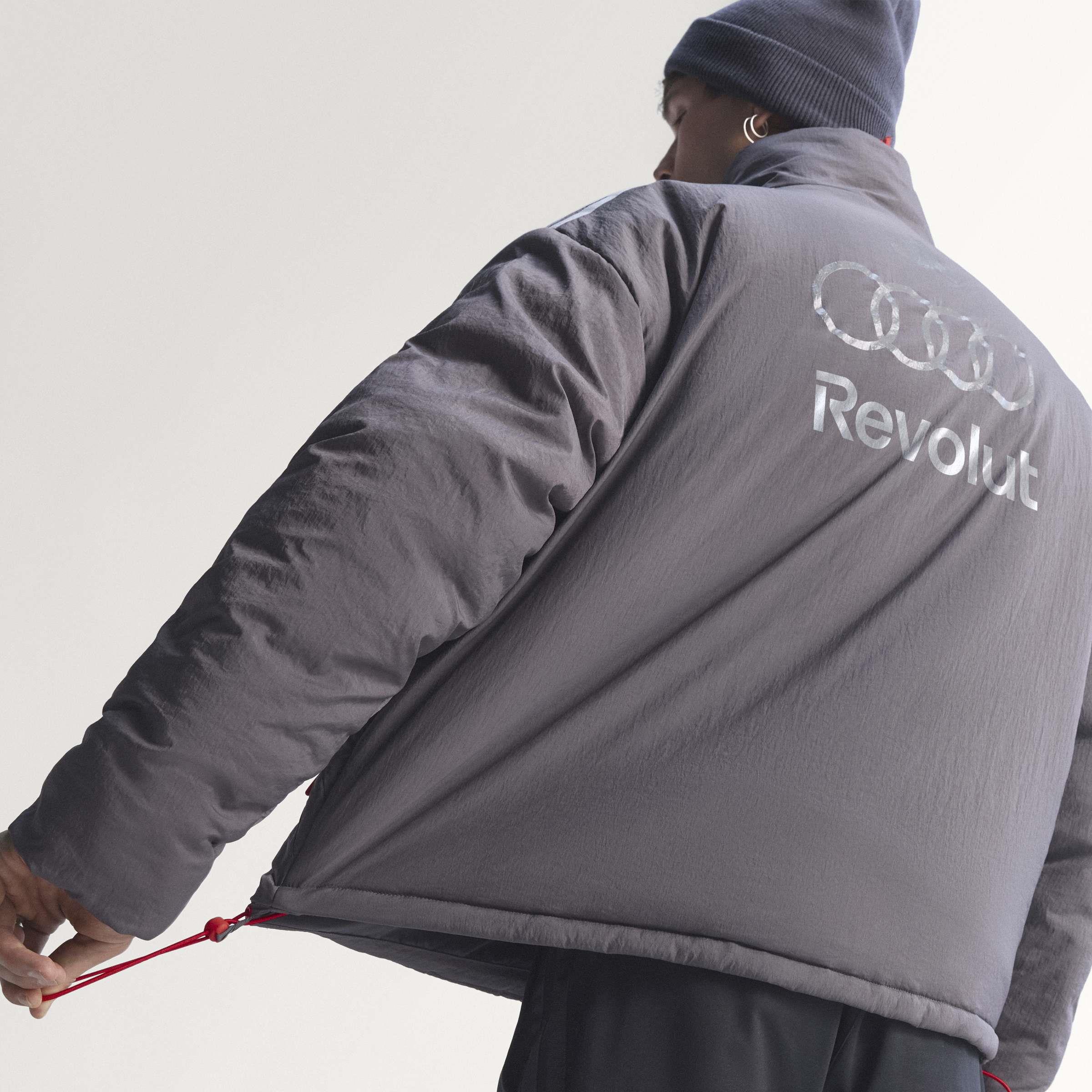 Original Audi Formel 1 Engineers Padded Jacket grau, Herren - 31326024-Konfig