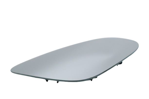 Original VW Golf Touran Spiegelglas rechts konvex mit Trägerplatte Außenspiegel