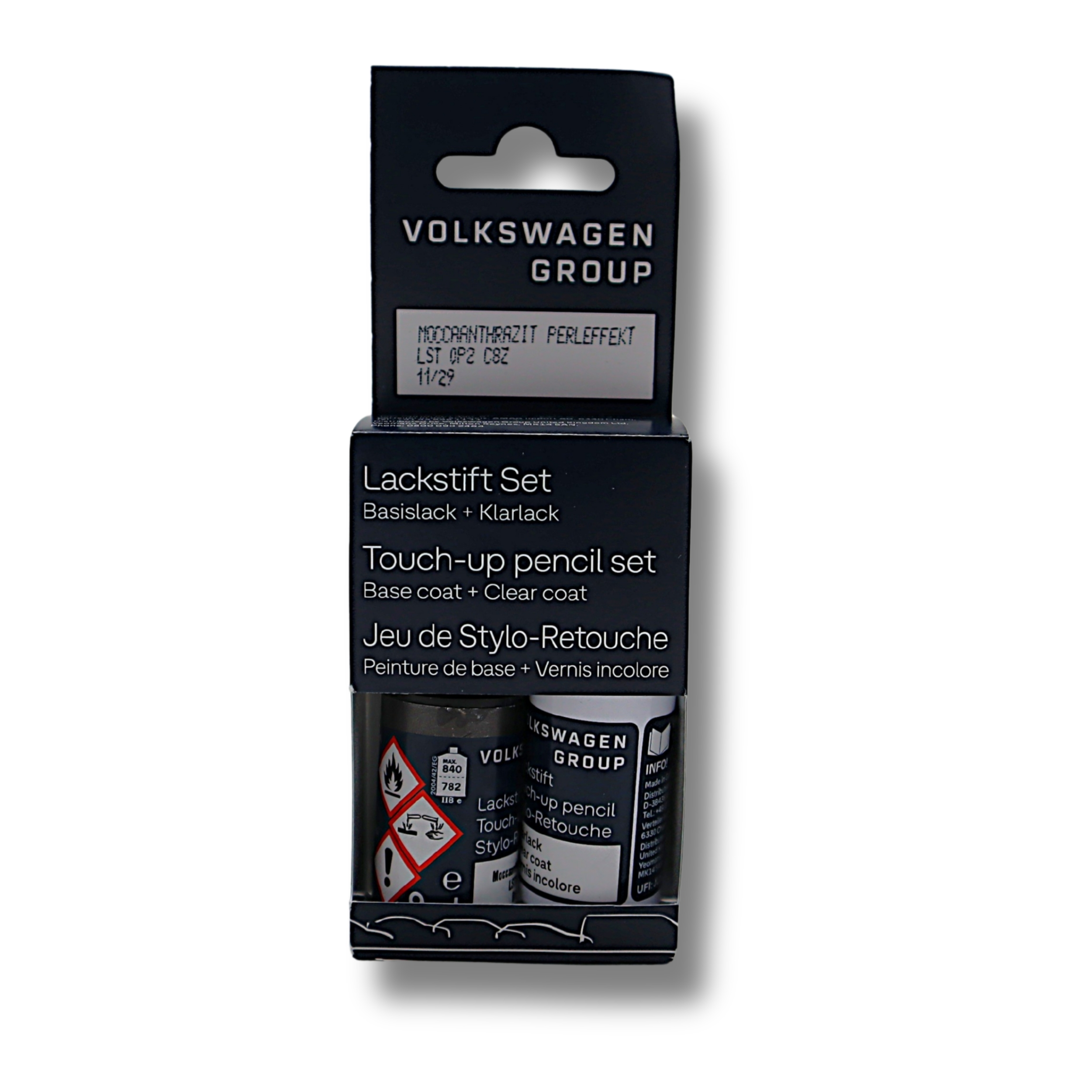 Original Audi VW SEAT Skoda Lackstiftset LC8Z moccaanthrazit-perleffekt  - LST0P2C8Z