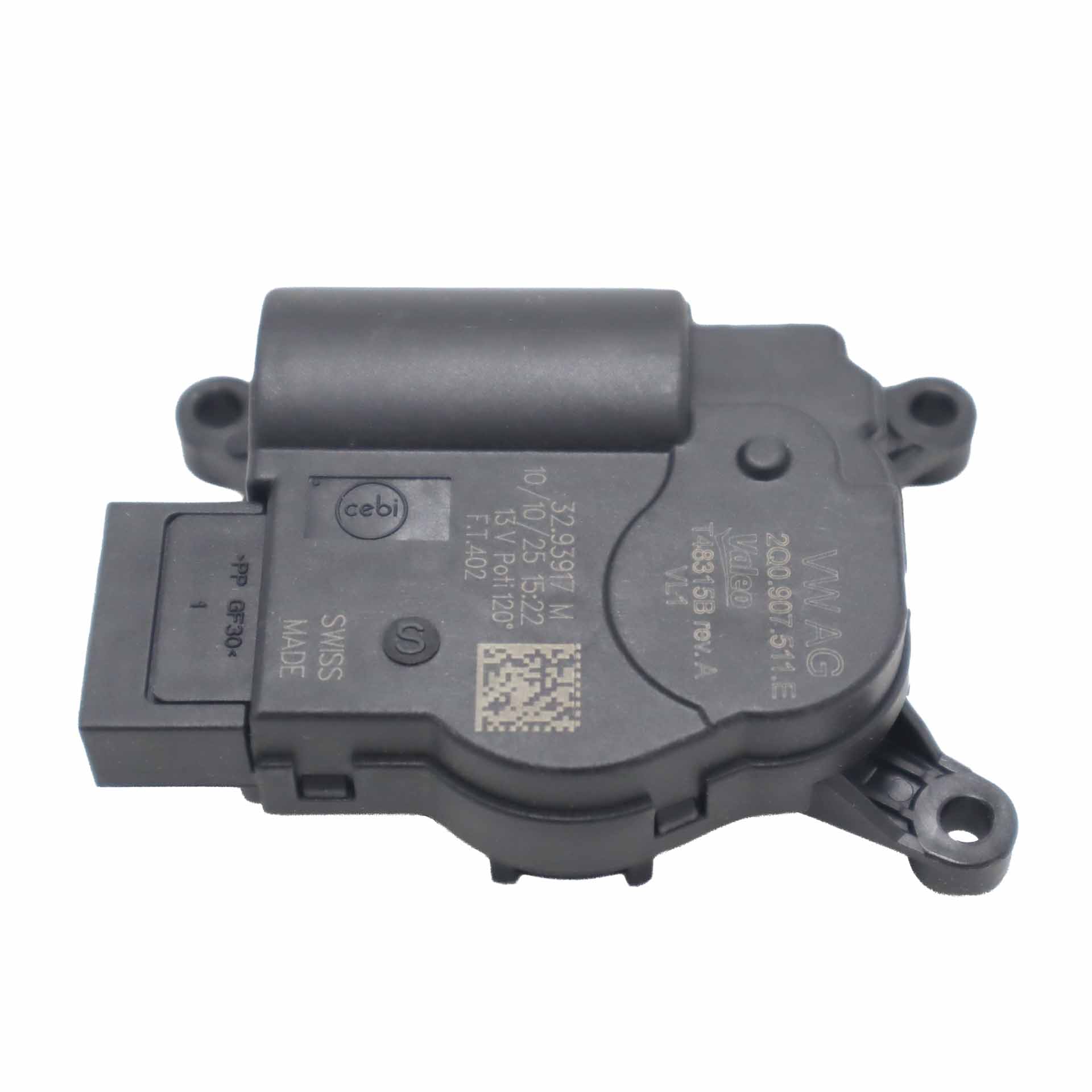 Stellmotor Temperaturklappe 2Q0907511E Original VW Audi Seat Skoda